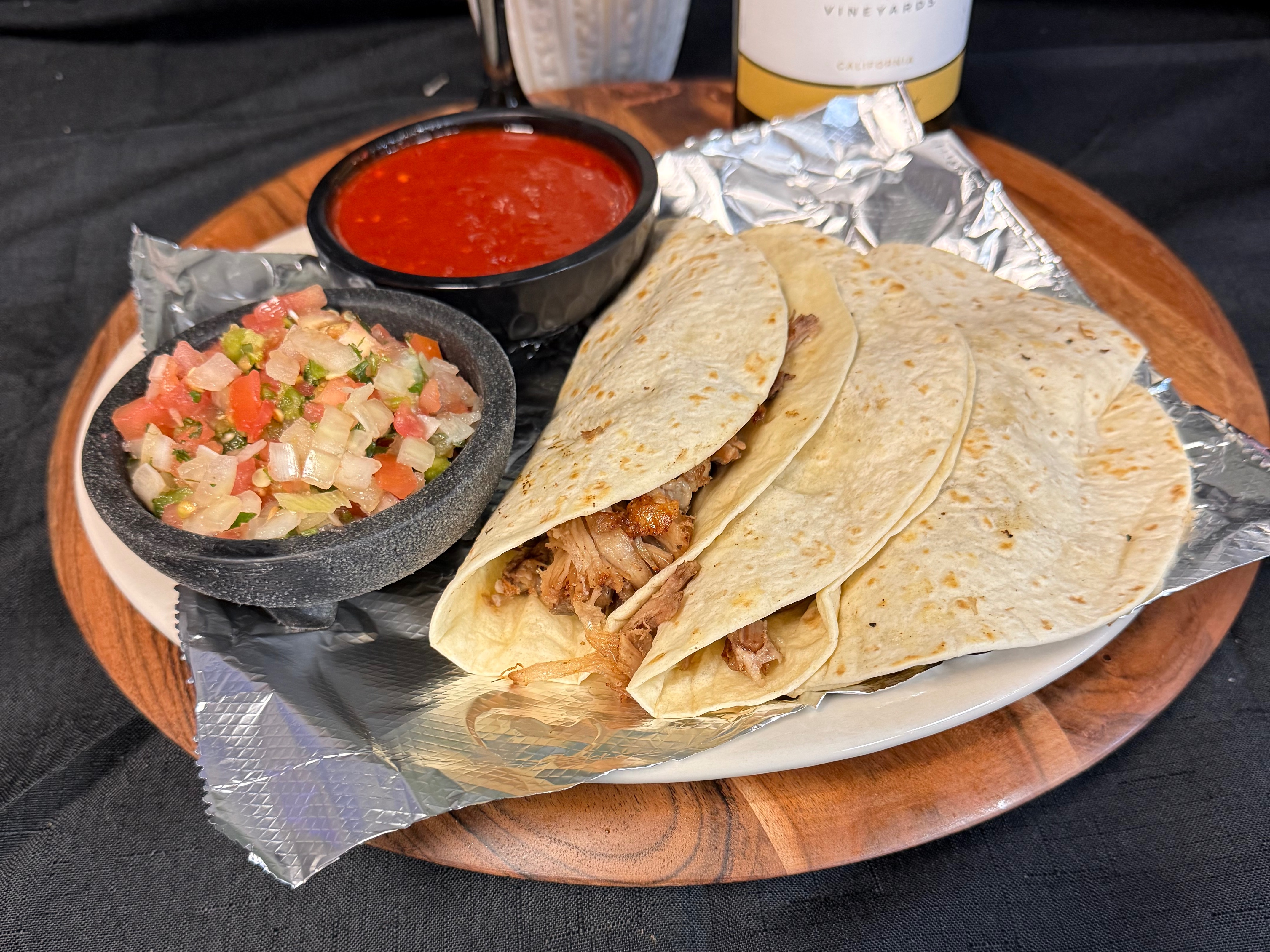 Tacos De Carne Asada Combo