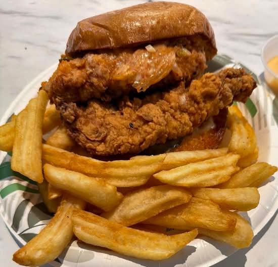 Korean Fried Chicken Sandwich