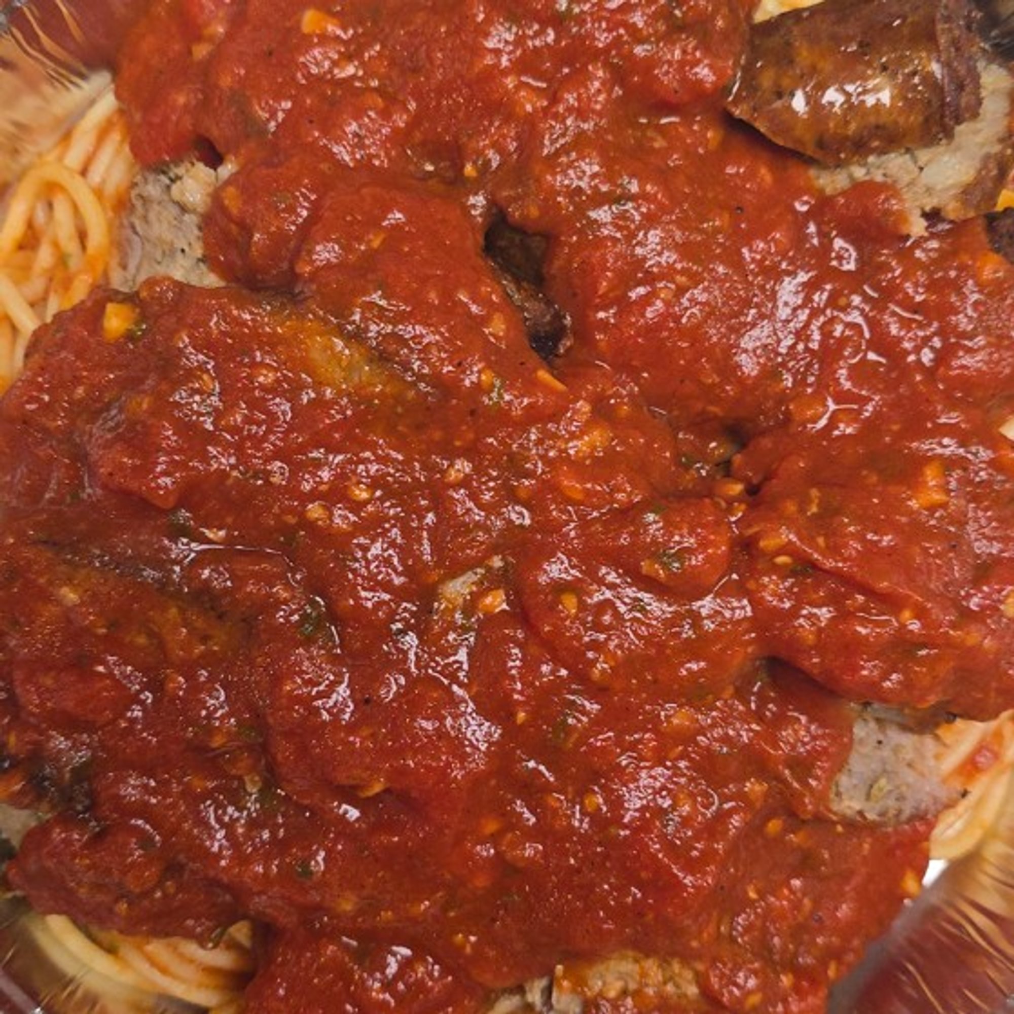SPAGHETTI WITH SAUSAGE