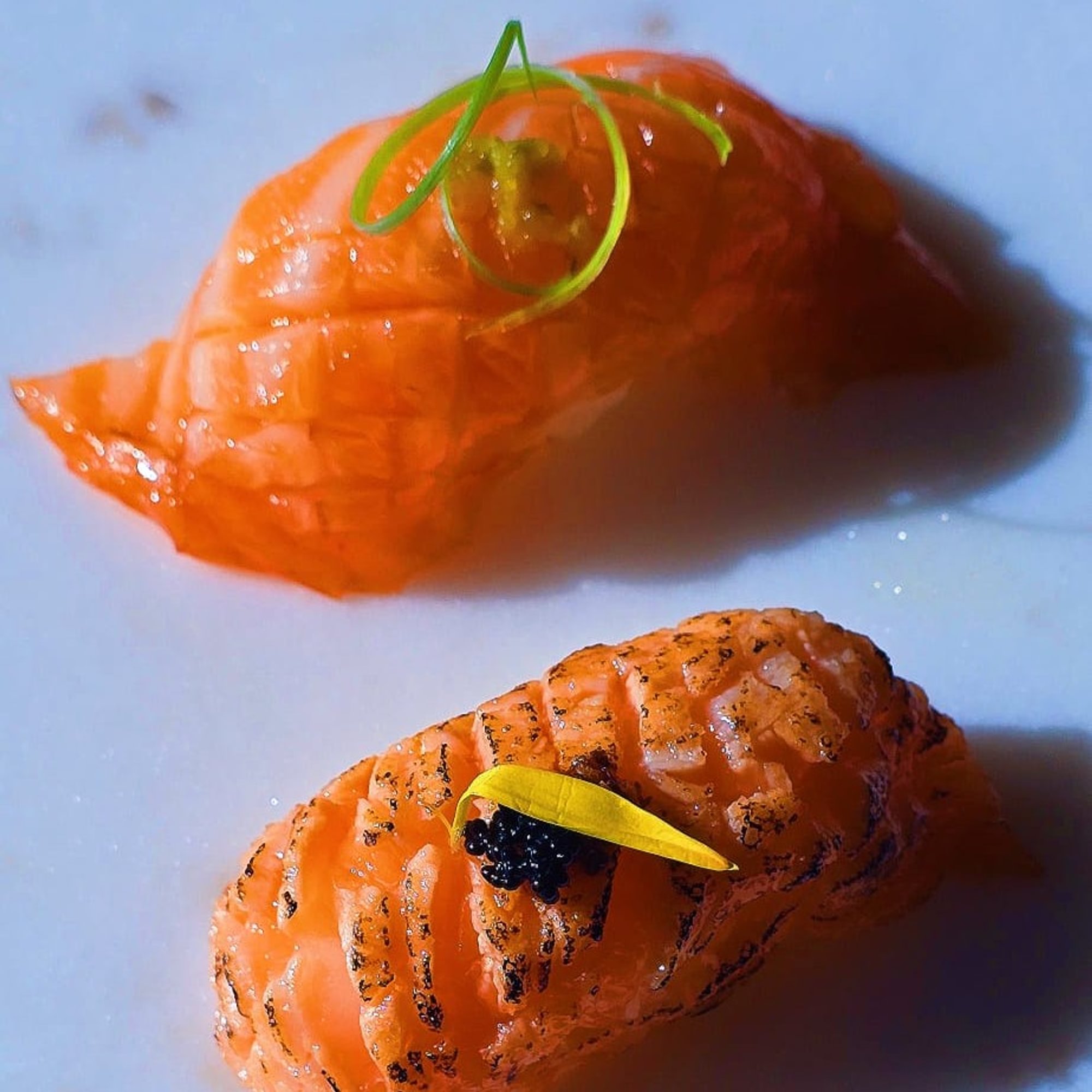 Dry-Aged Salmon Nigiri (2pc)