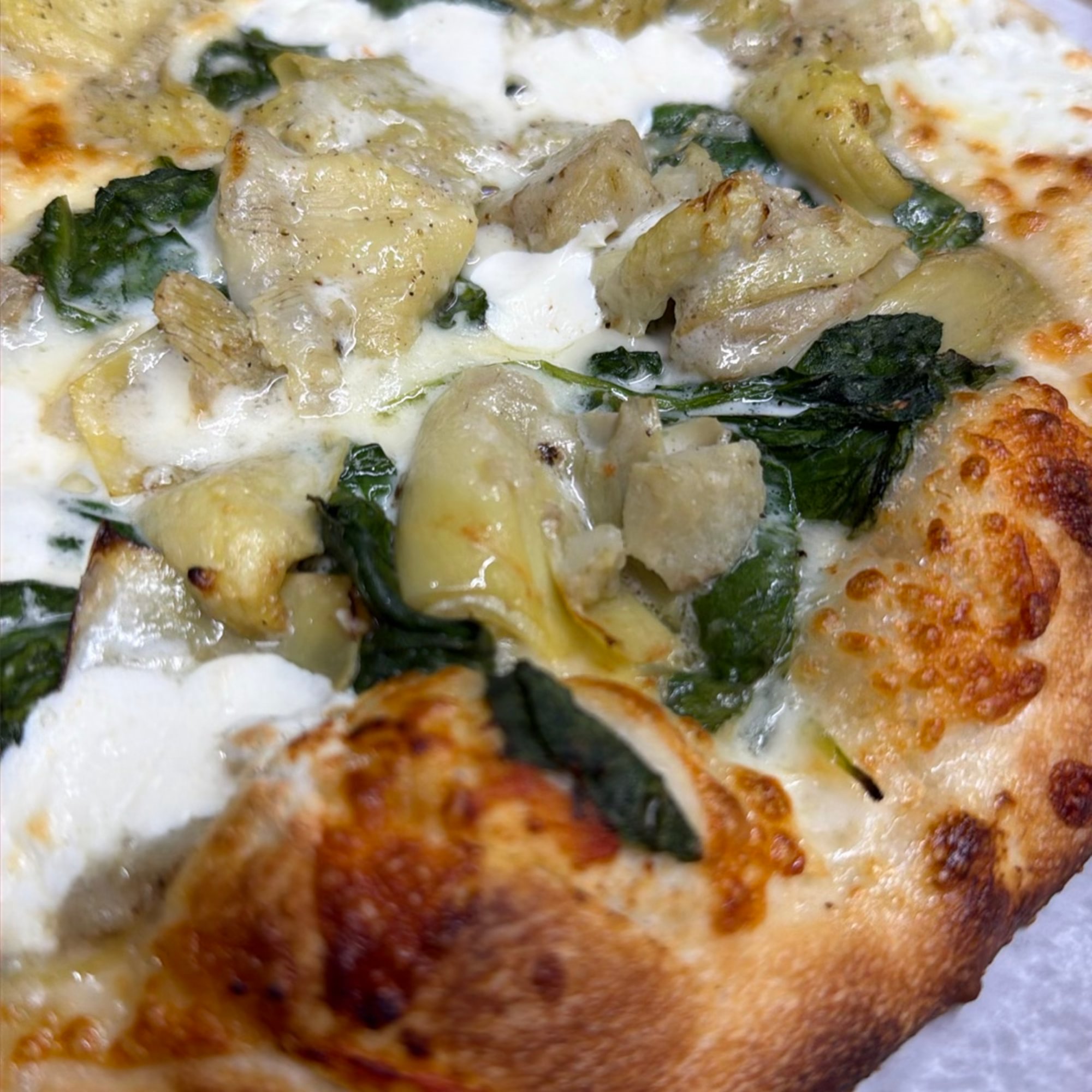 Spinach & Artichokes Slice