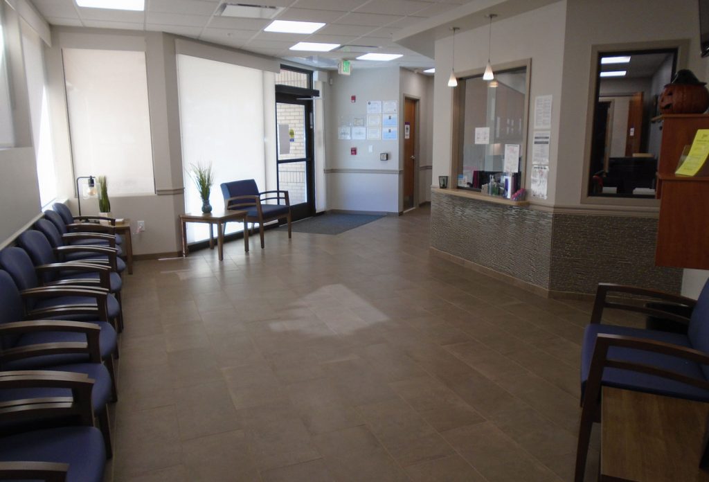 The lobby of Sierra Nevada Nephrology Access Center