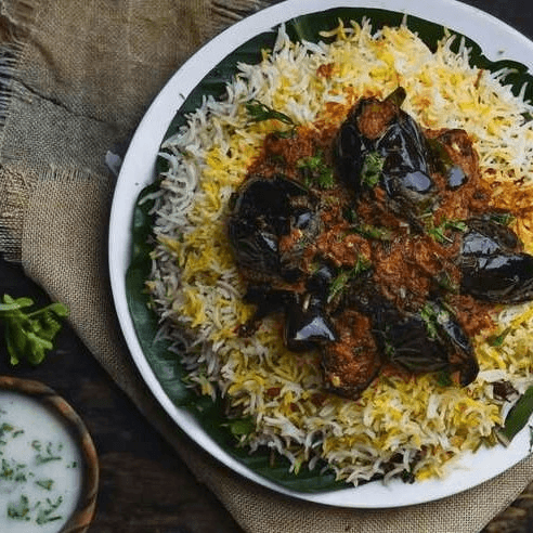 Gutti Vankaya Biryani