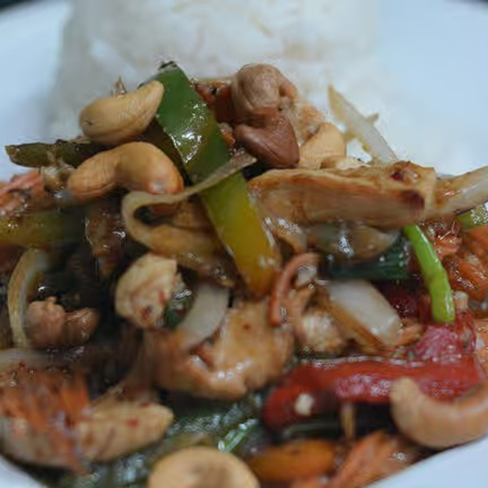 Cashew Stir Fry Lunch
