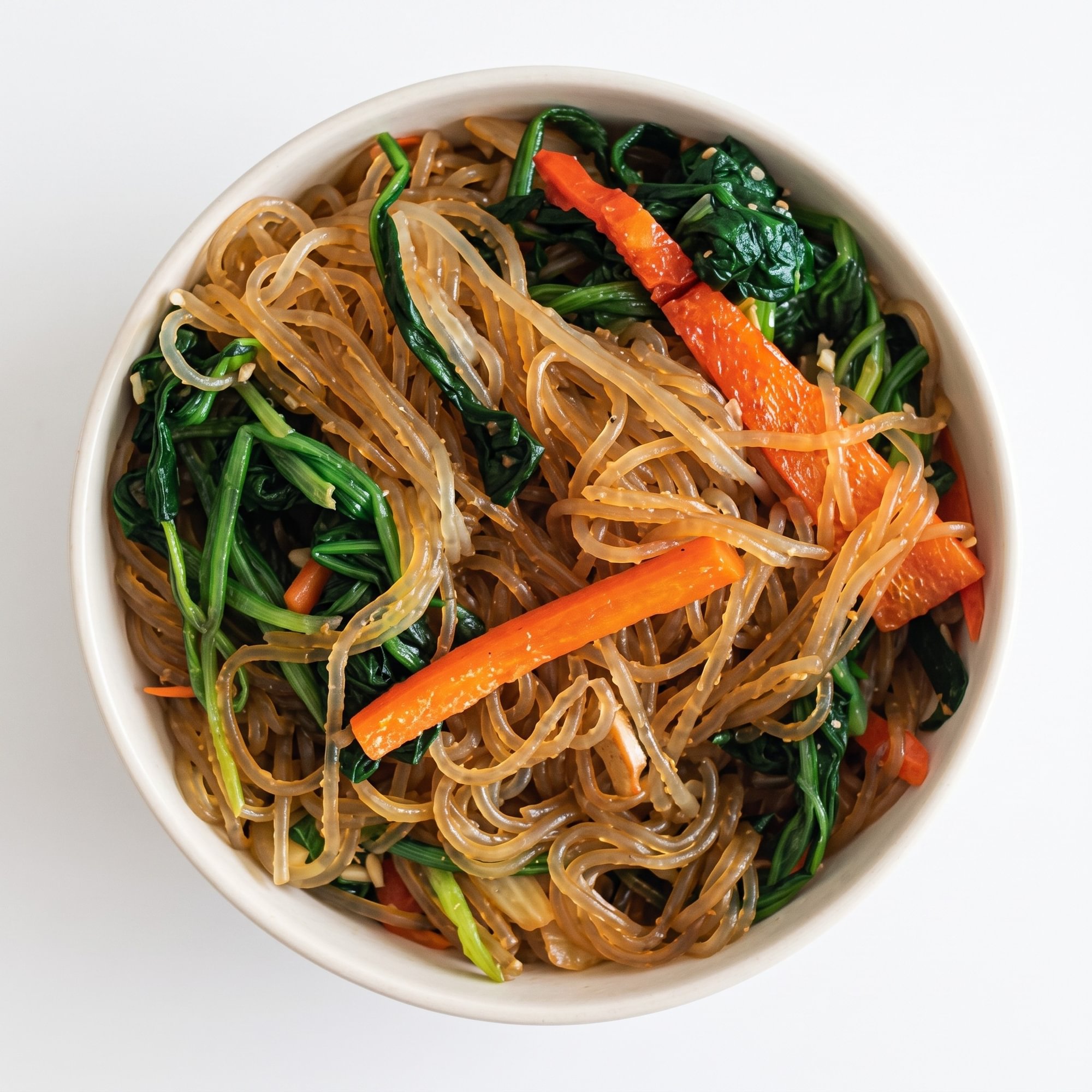 JapChae (Korean Glass Noodles)