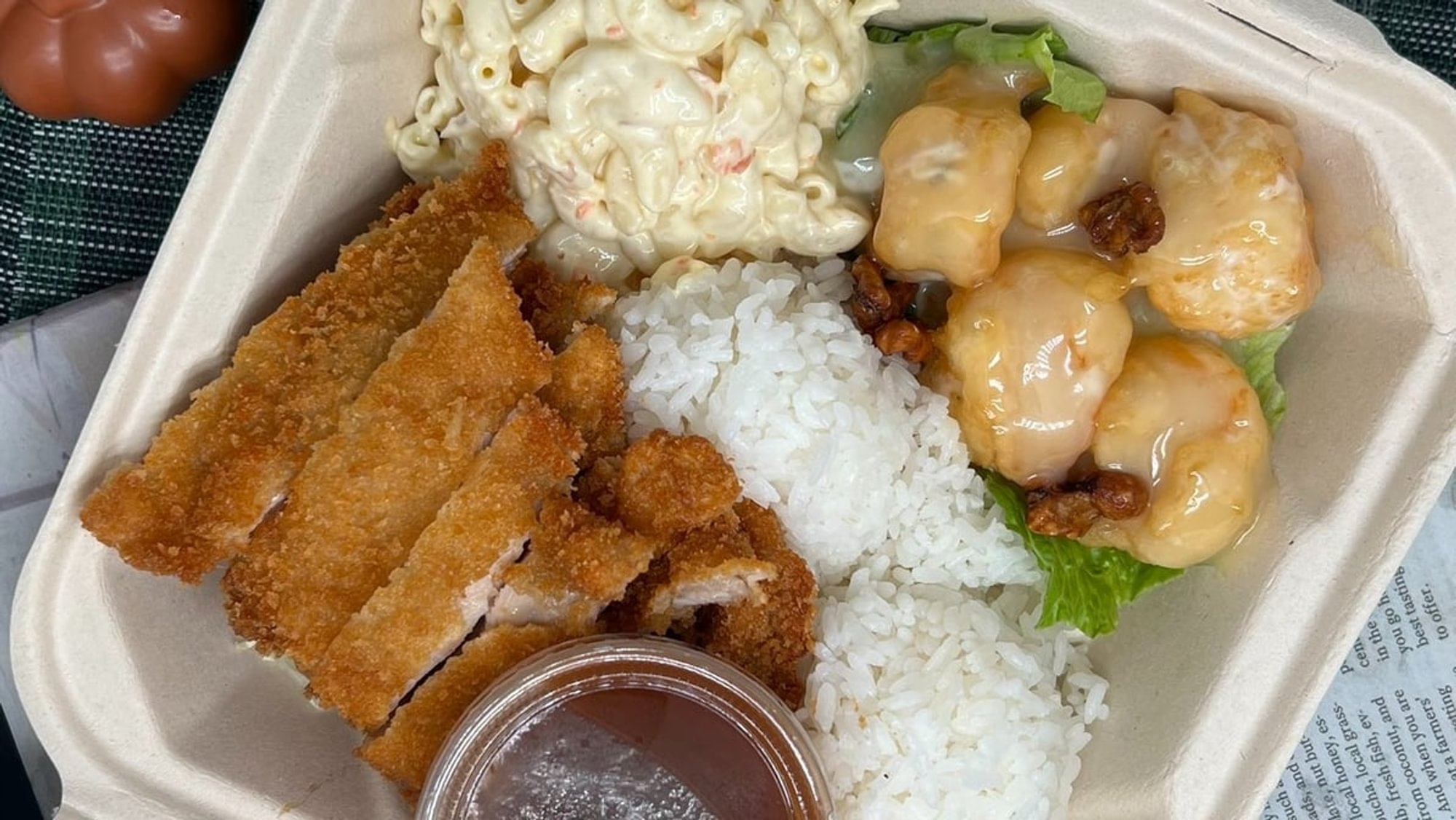 Chicken Katsu/Honey Walnut Shrimp