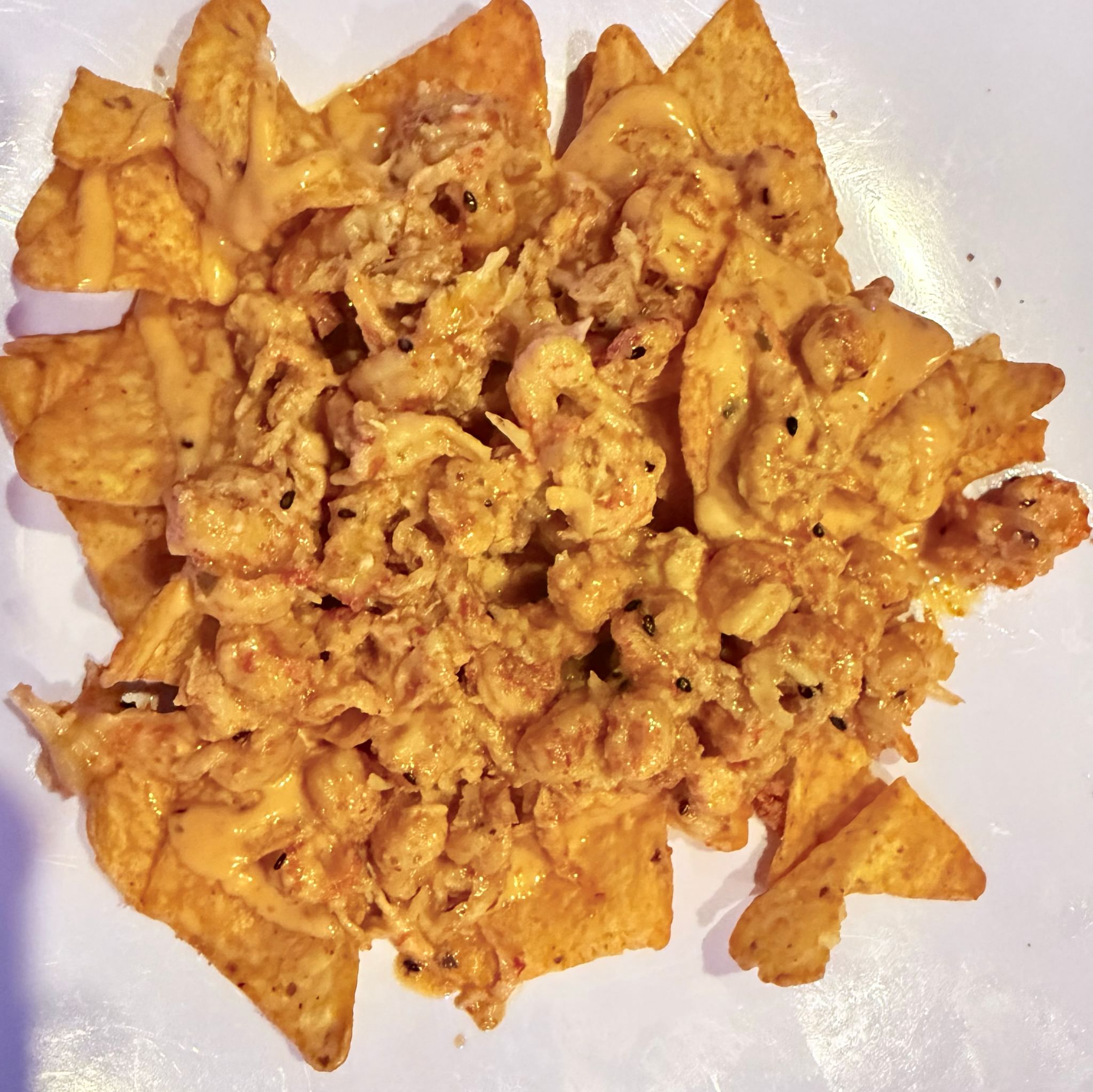 Spicy Crawfish Nachos