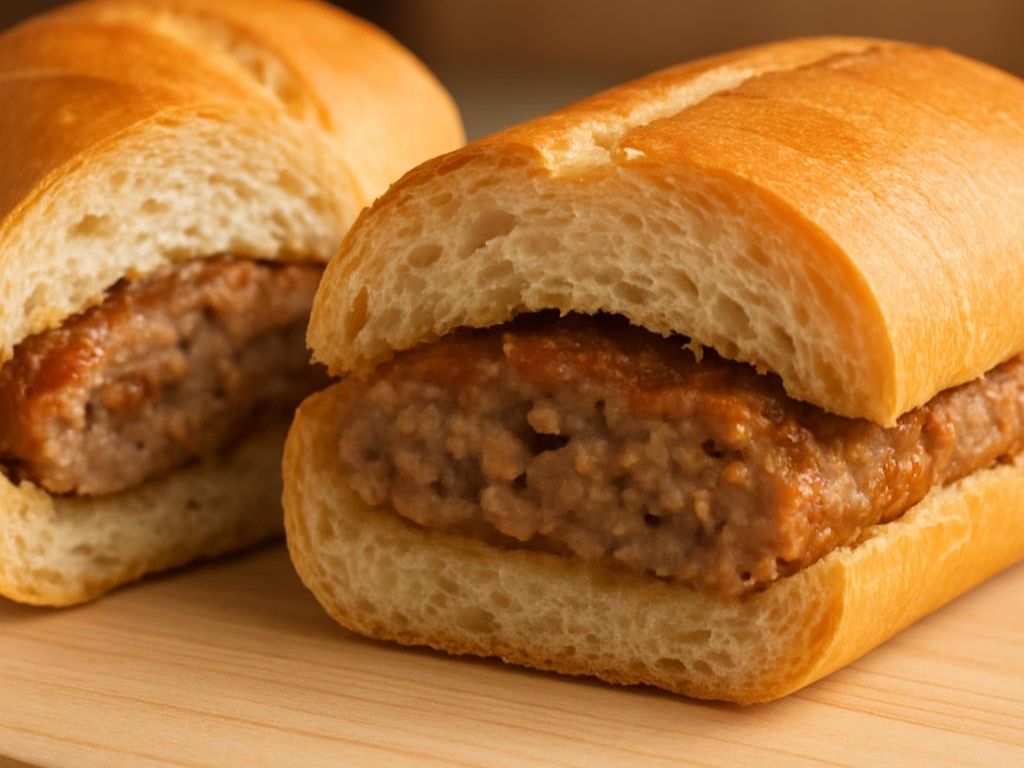 Sausage Sub Whole Loaf Bread