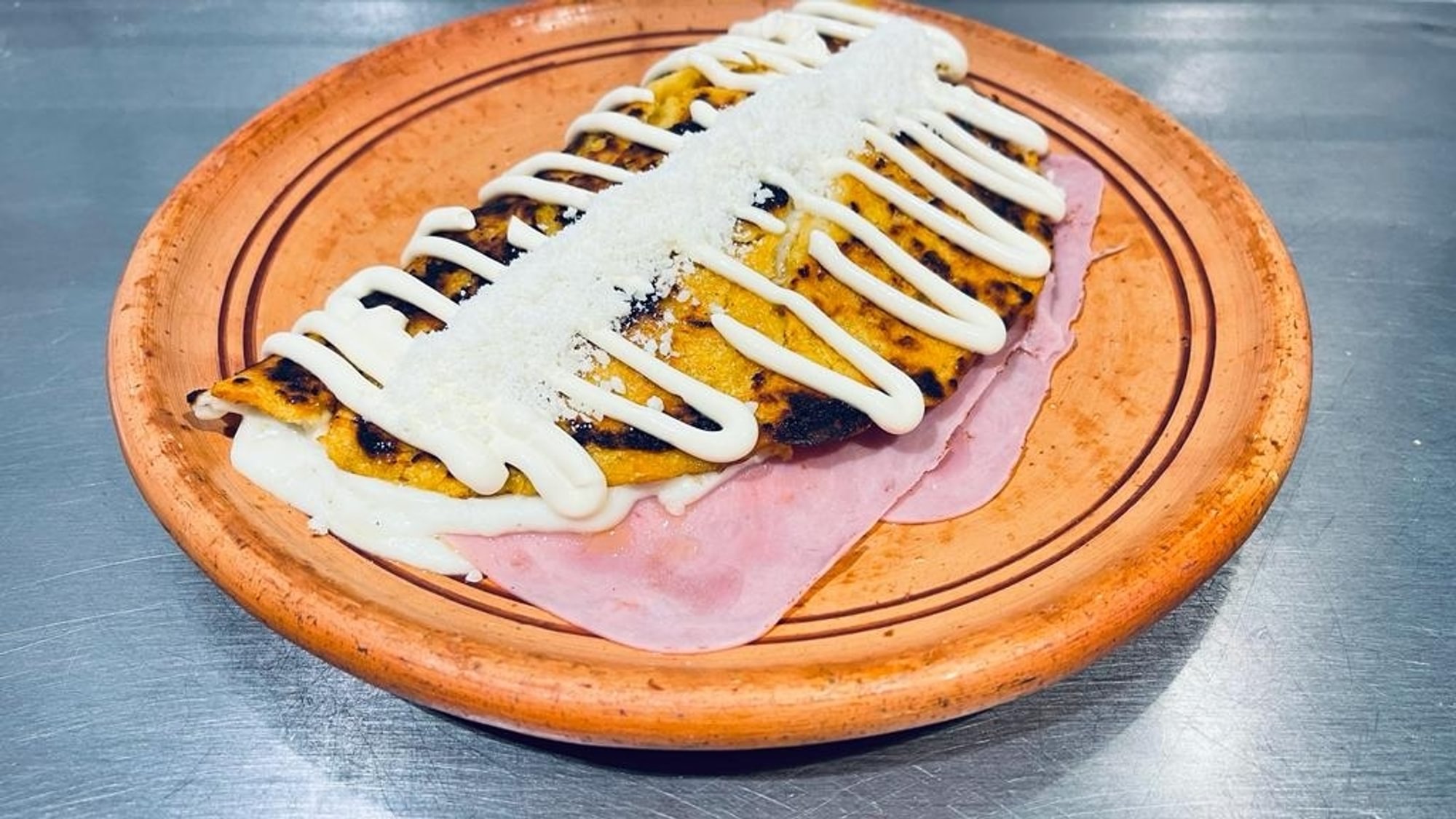 Cachapa Ham and Cheese