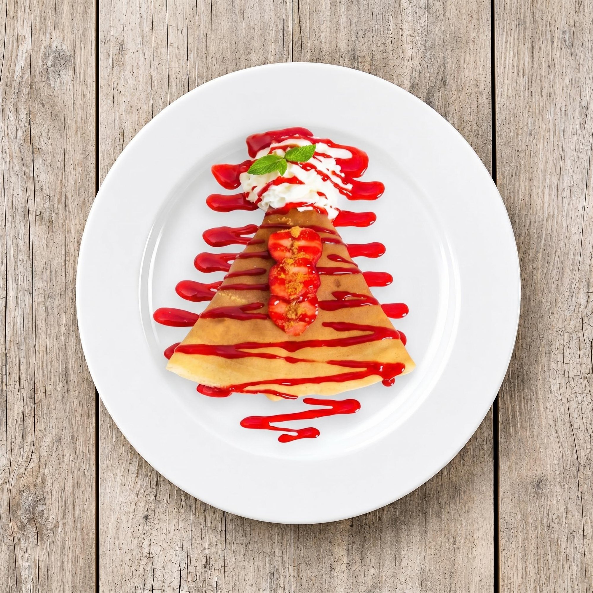 Strawberry Cheesecake Crepe