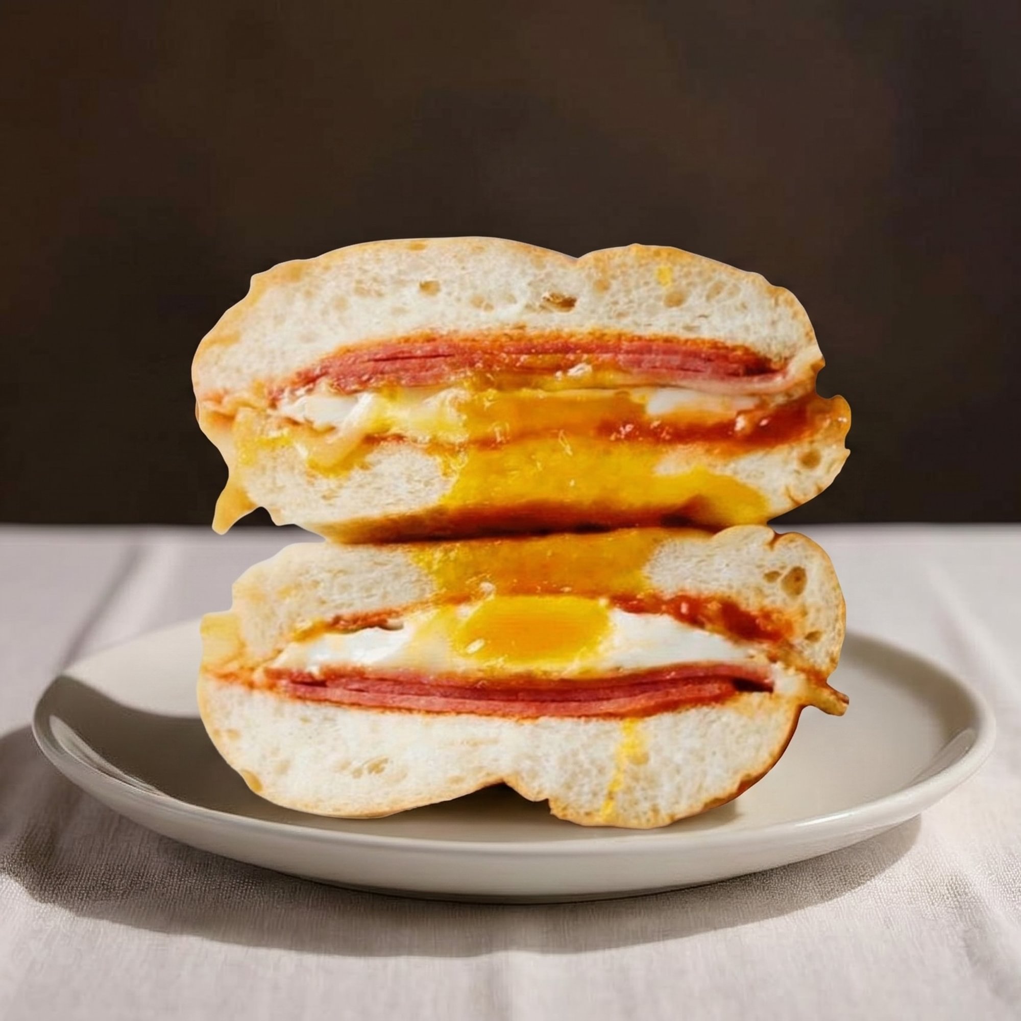 Pork Roll, Egg, and Cheese Sandwich
