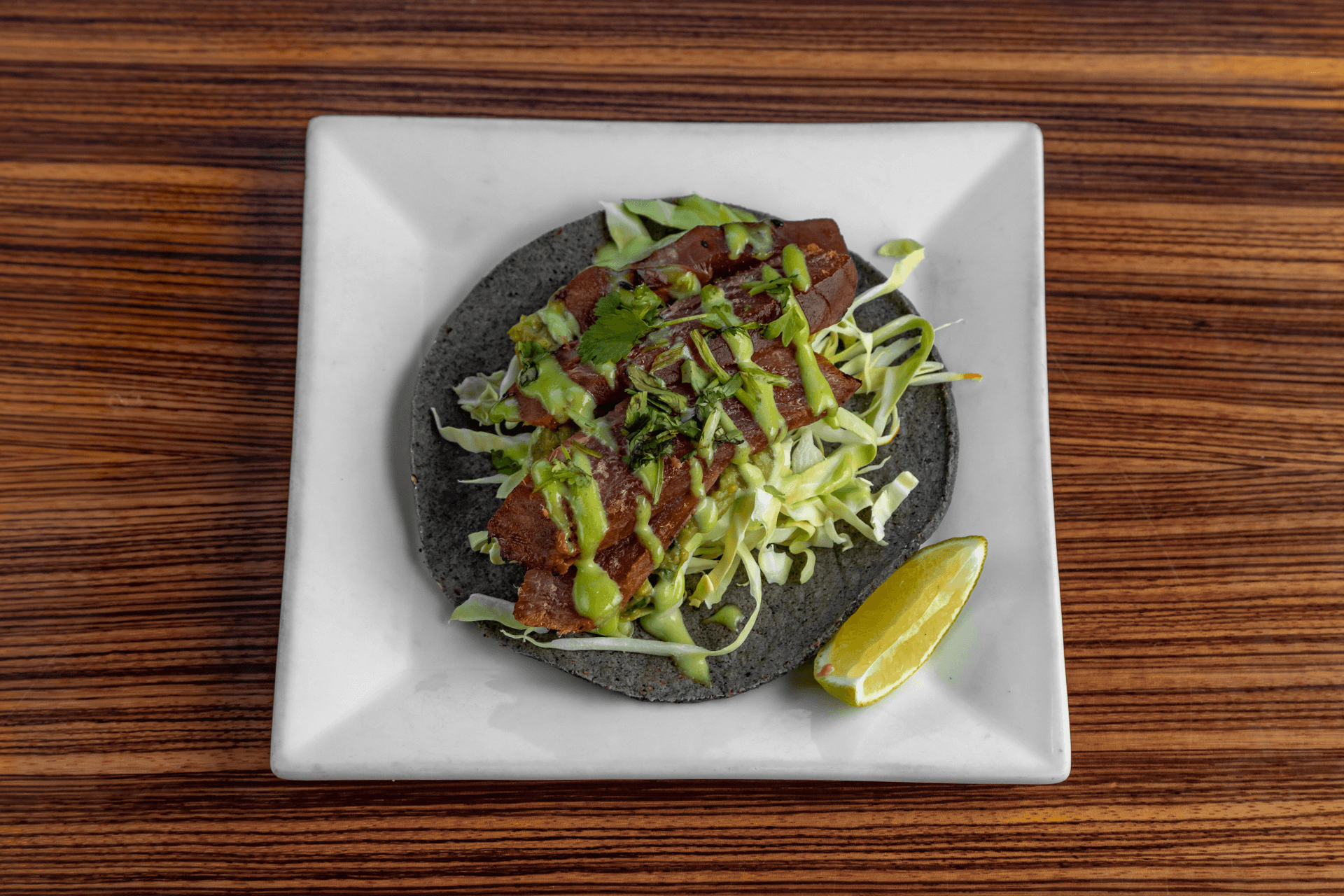 Teriyaki Tuna Taco
