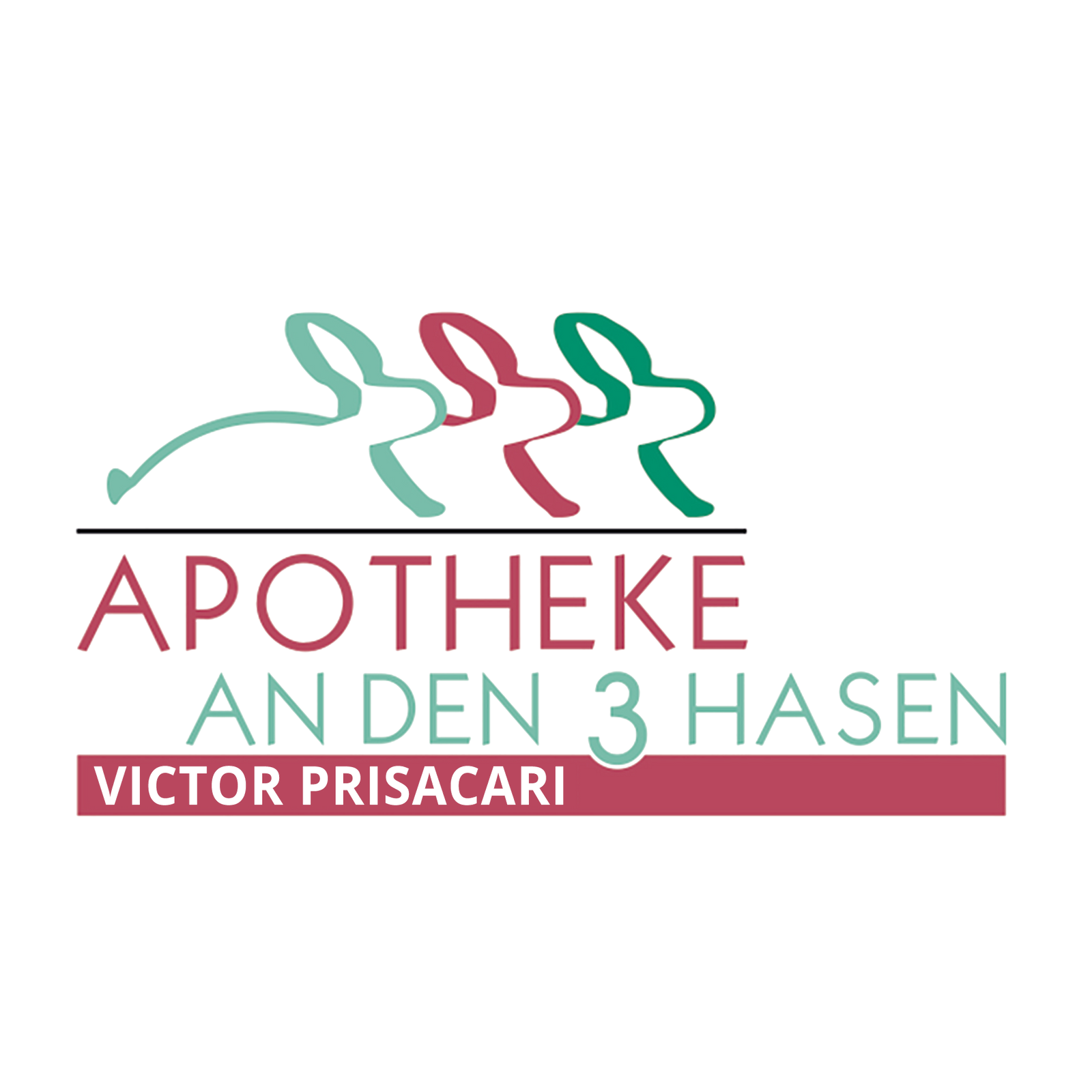 Logo der Apotheke an den 3 Hasen