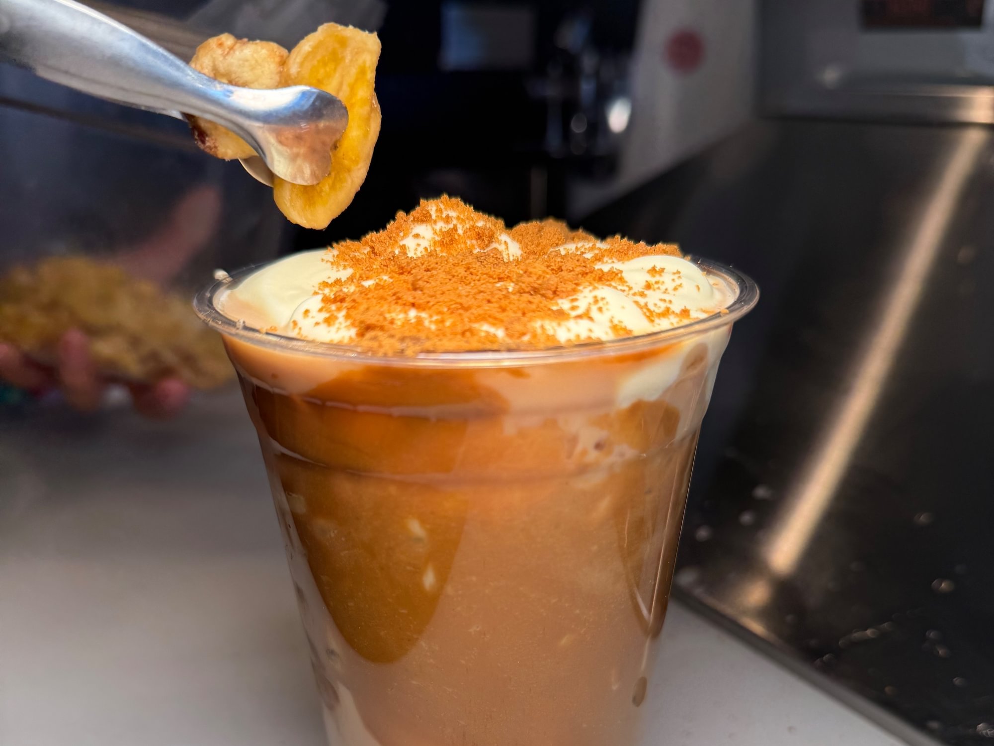 Biscoff Banana Latte
