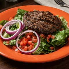 <BURGER BOWL> TRY IT WITH OUR BLACK BEAN PATTY