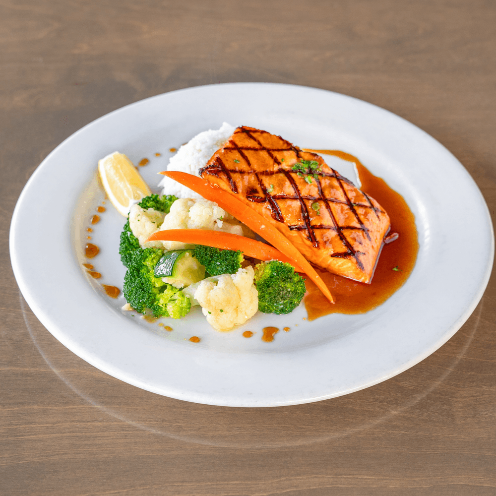 Grilled Glazed Salmon