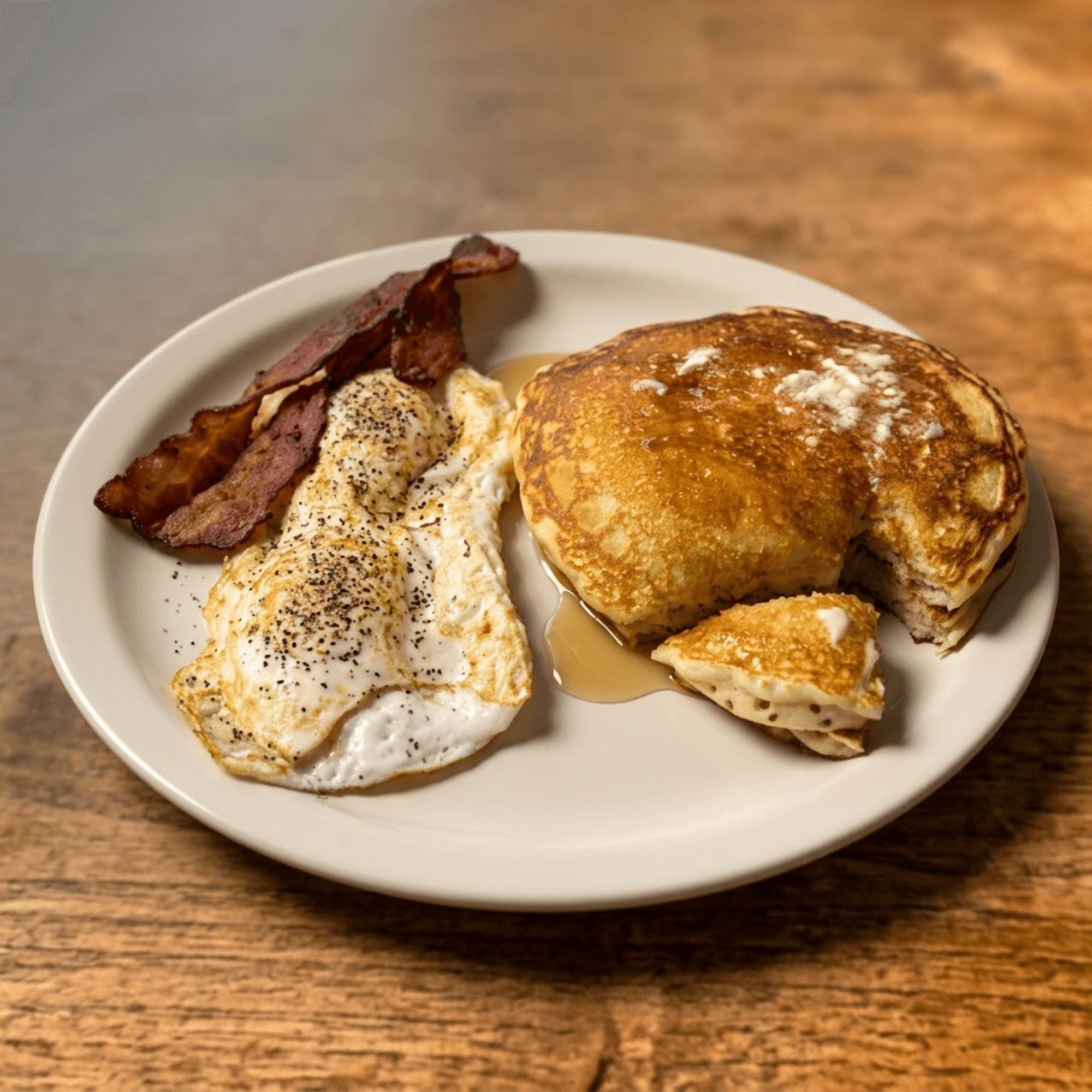 Deuces Wild Pancake Platter Breakfast