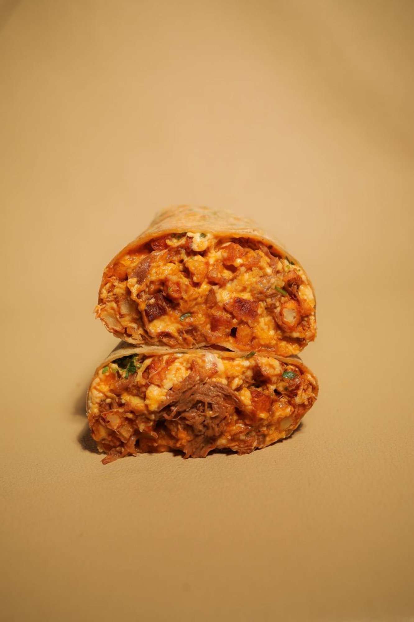 Machaca Breakfast Burrito