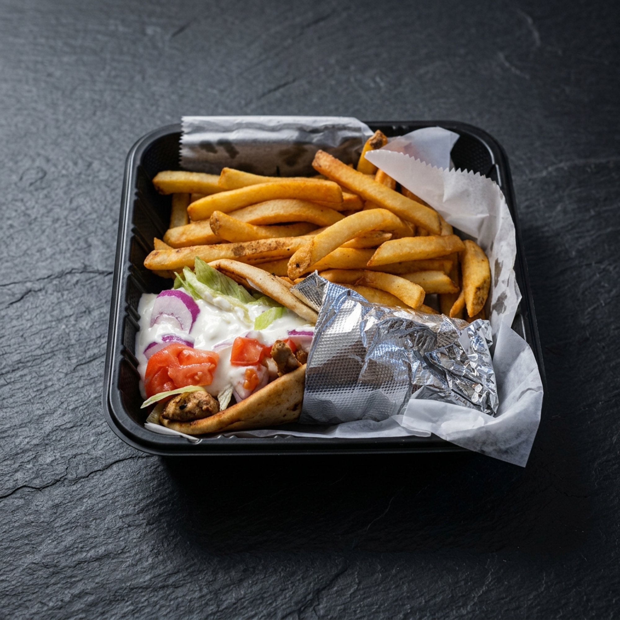 Chicken Souvlaki Platter