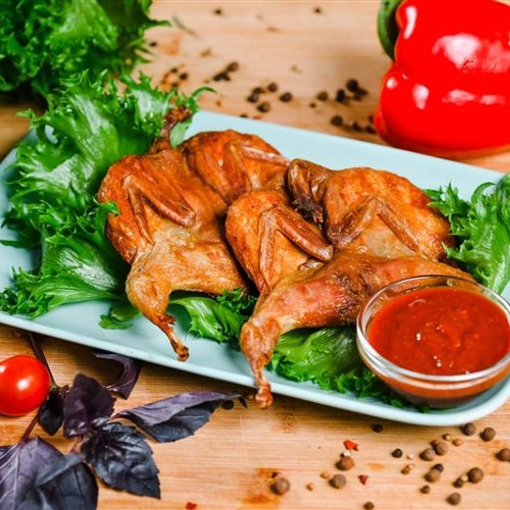 Roasted Quails