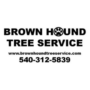 Brown Hound Tree Service Logo