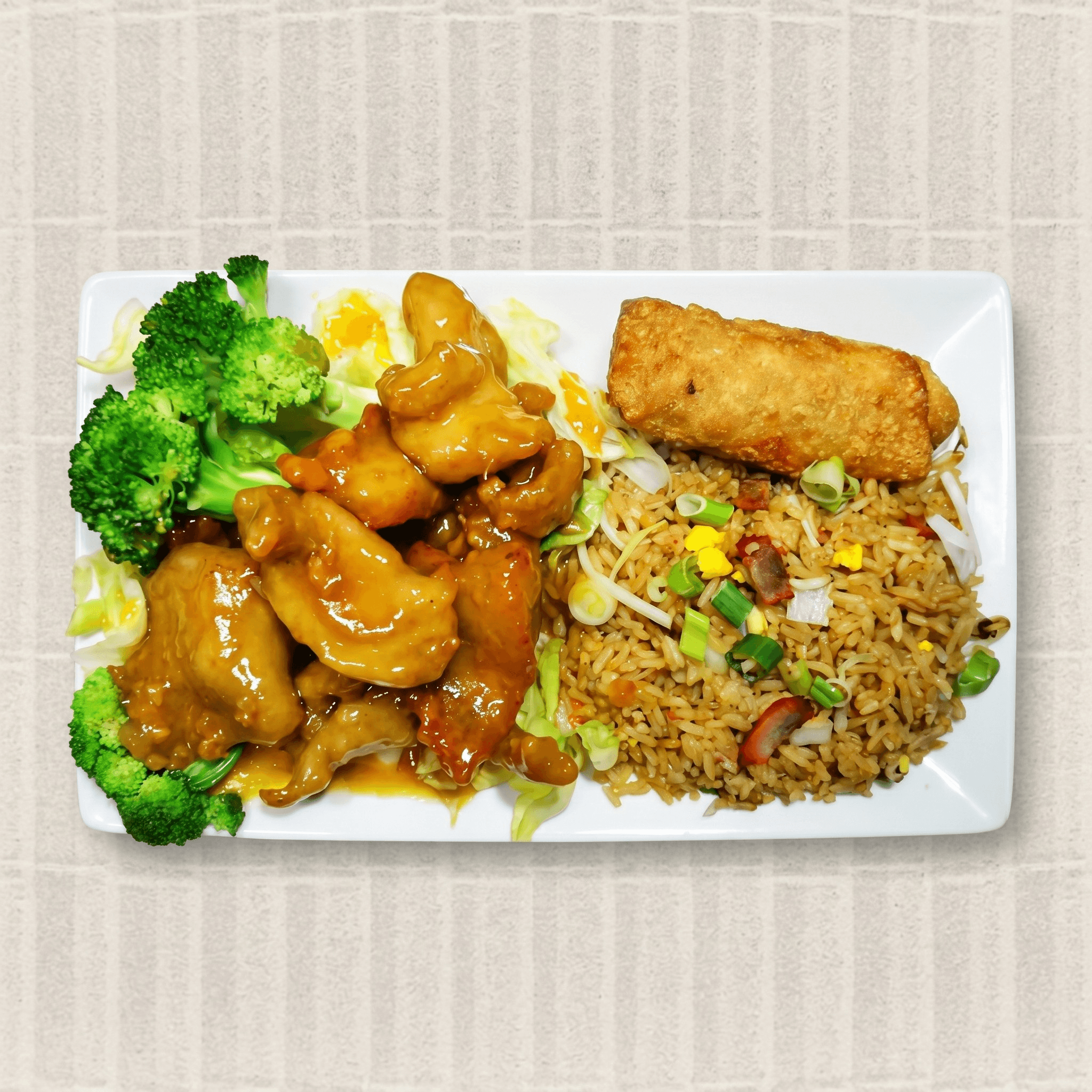 44. Orange Chicken Platter