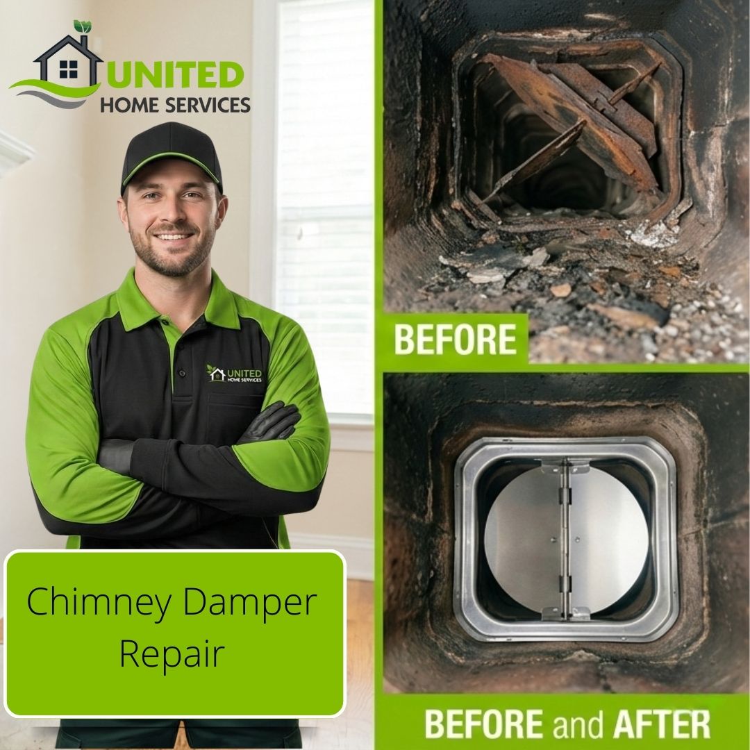 Chimney Damper Repair- Plano