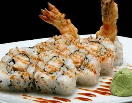 Shrimp Tempura Hand Roll or Roll