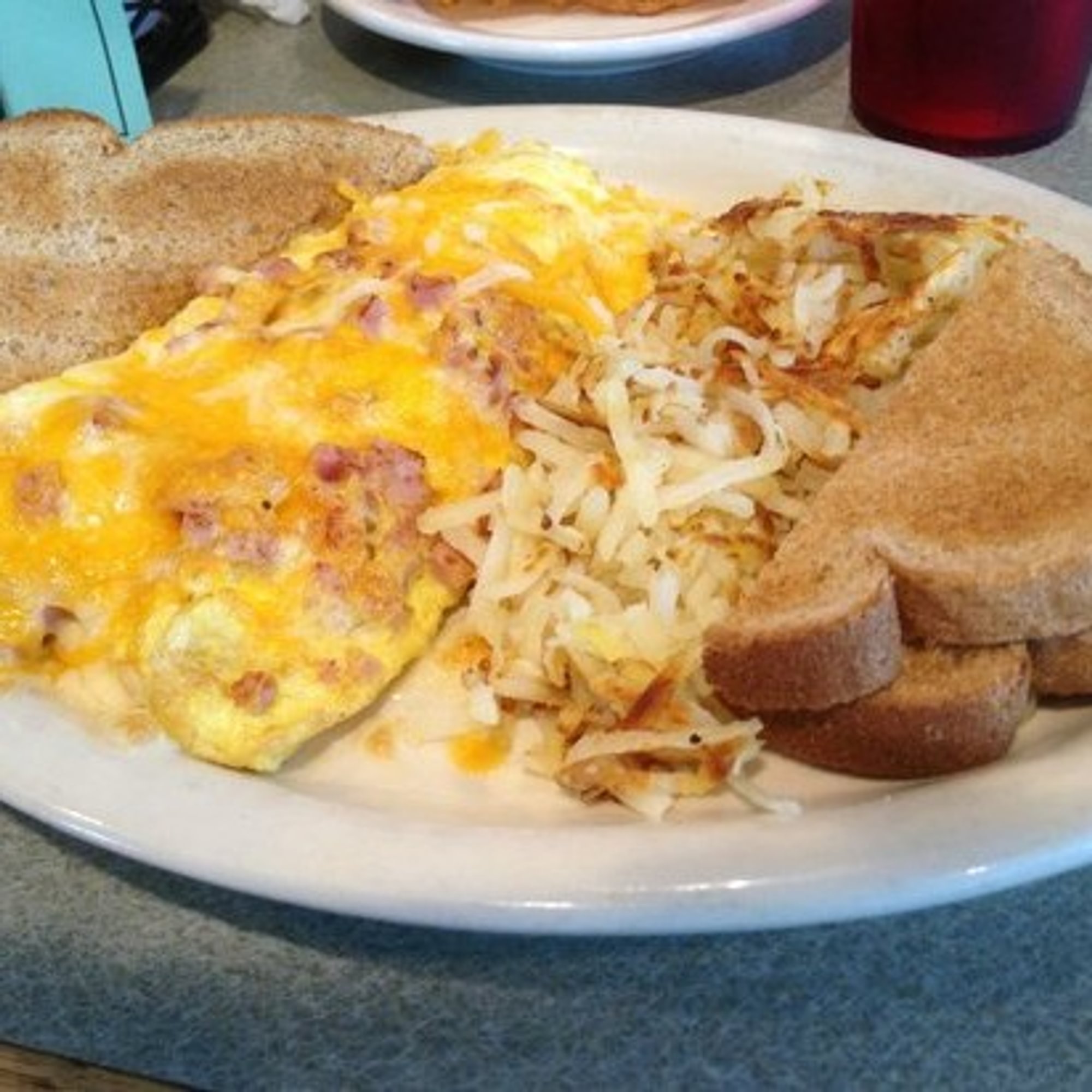 Meat and cheese Omelet
