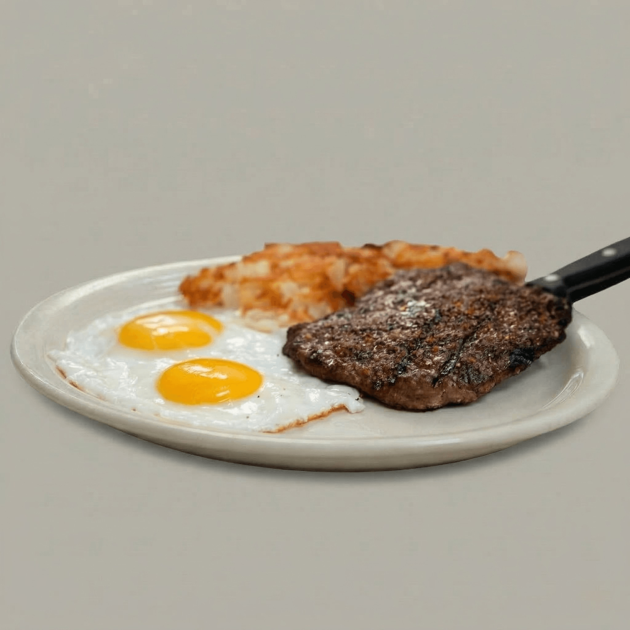 Chopped Sirloin & Eggs