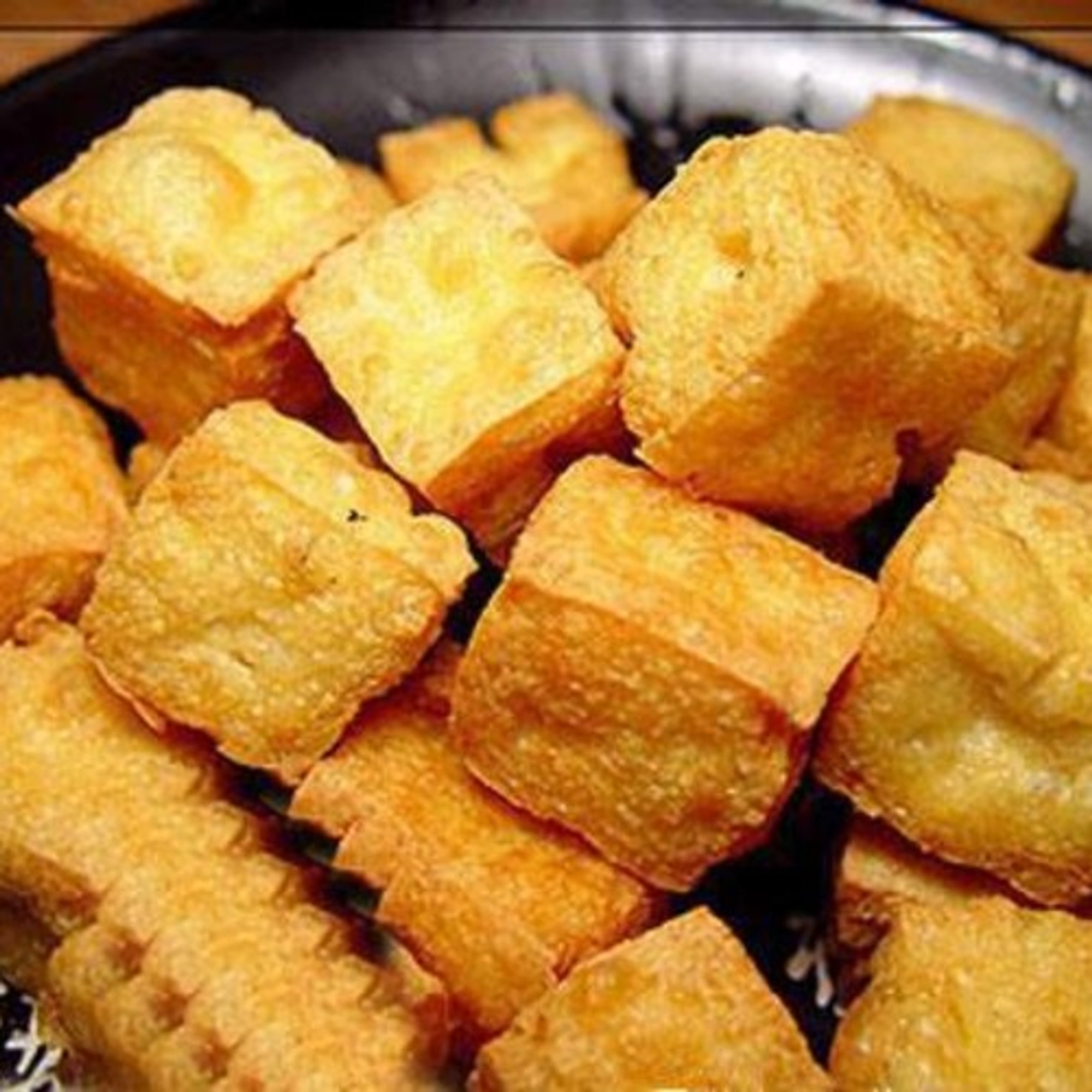 Lemon Pepper Fried Tofu