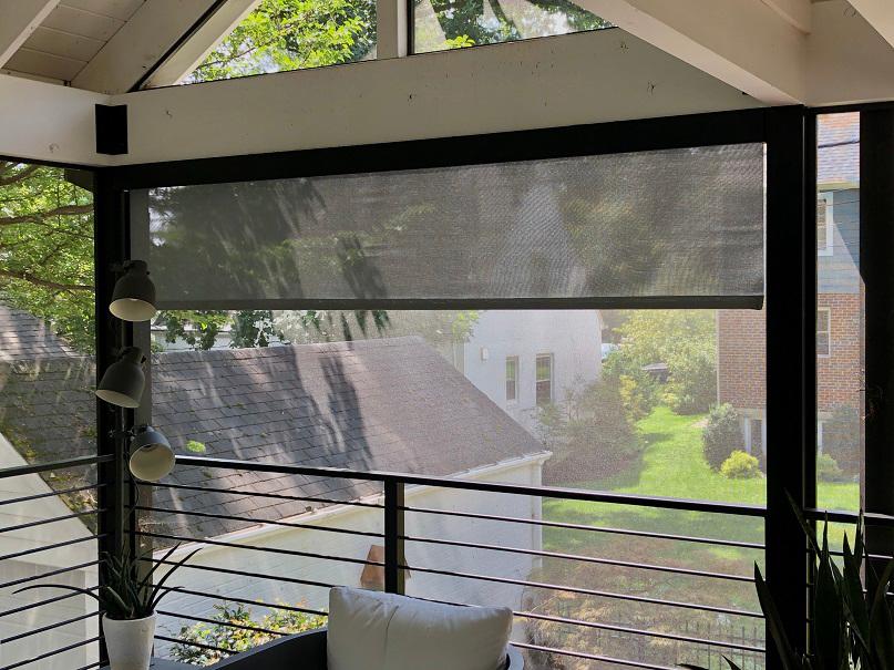 Install incredible Exterior Solar Shades in your Arlington & Alexandria, VA home. They're great for providing temperature control in your home's sunroom or patio.