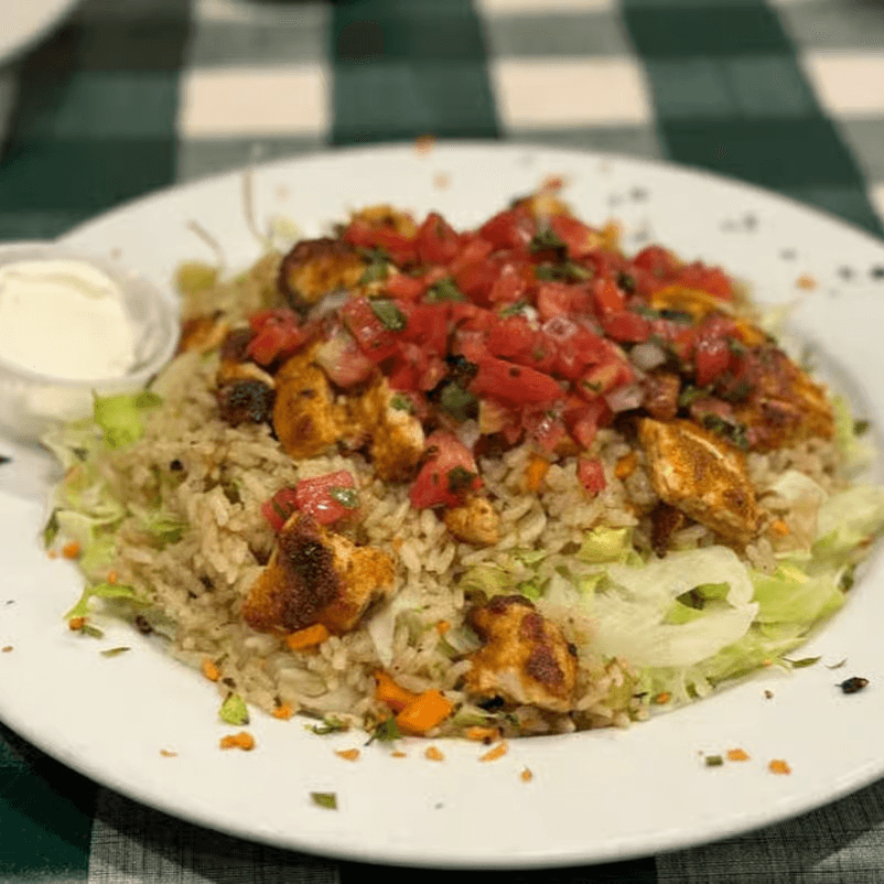 Grilled Cajun Shrimp Taco Salad