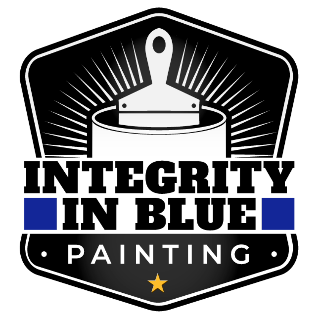 Integrity in Blue Painting Logo
