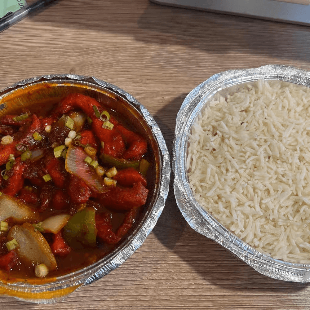 Chili Chicken with Gravy