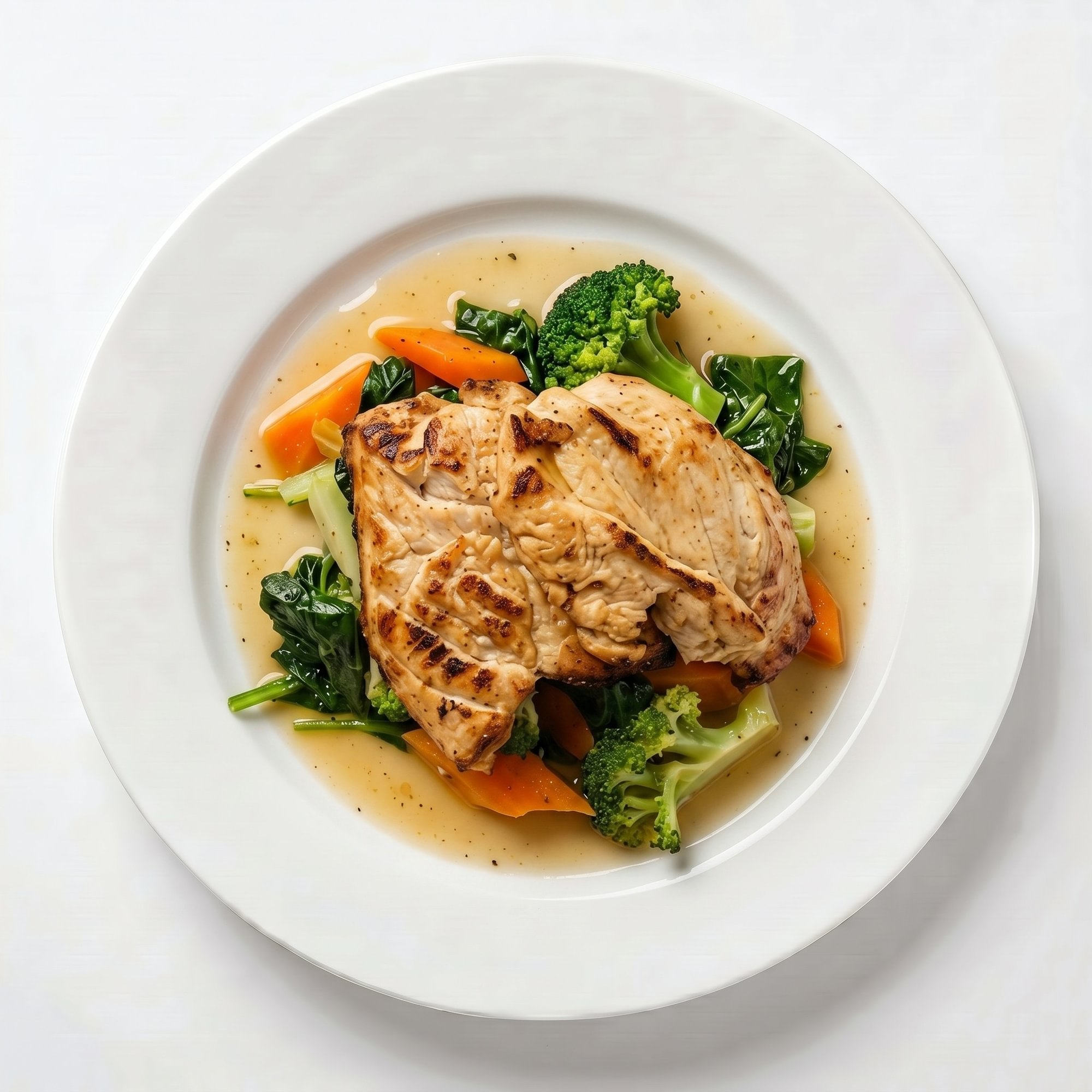Grilled or Steamed Chicken