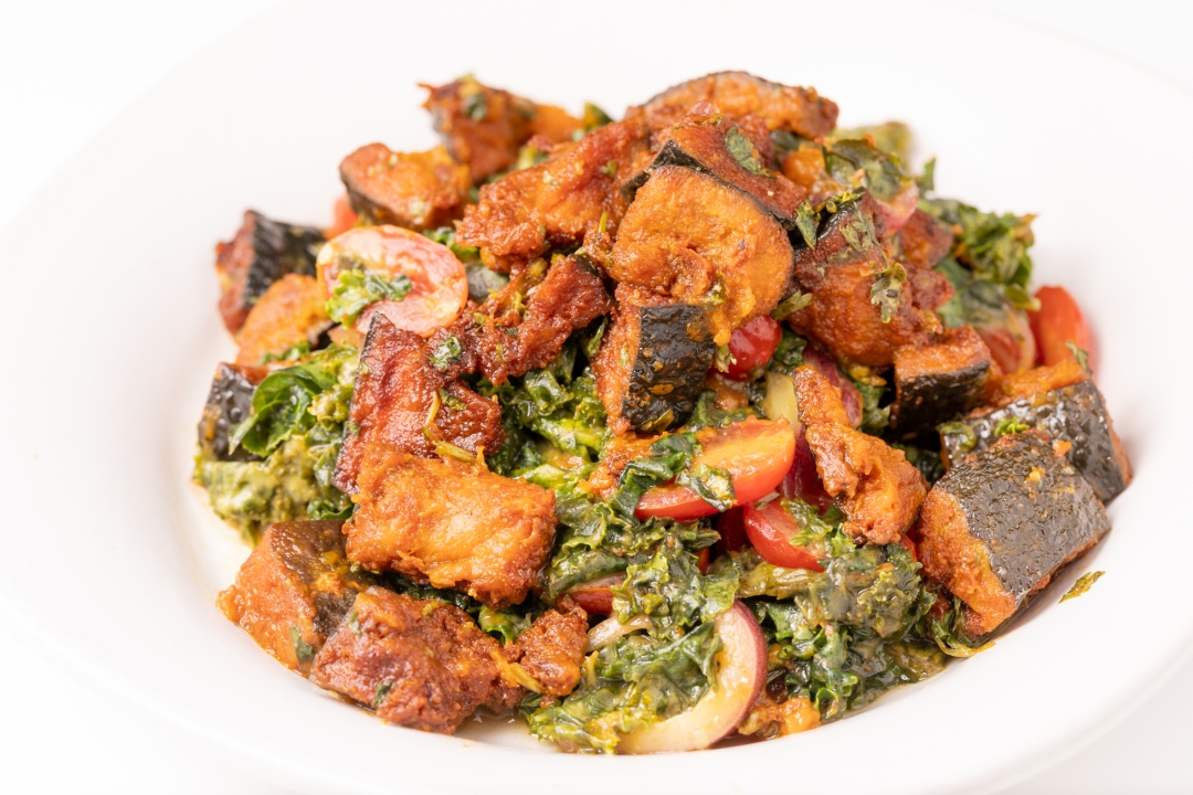Roasted Kabocha & Kale Salad