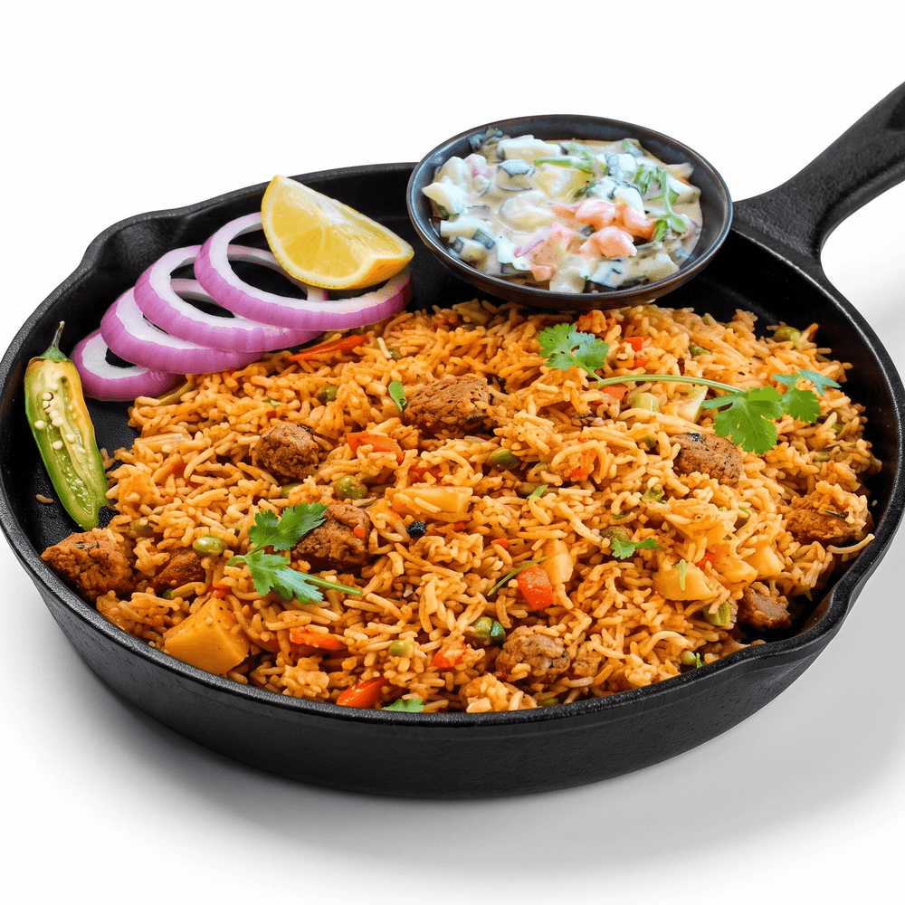 Soya Tikka Biryani