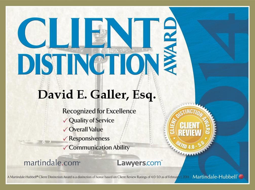 On a scale of 1-5. Less than 1% of the 900,000+ attorneys listed on Lawyers.com and Martindale.com earn this honor. 