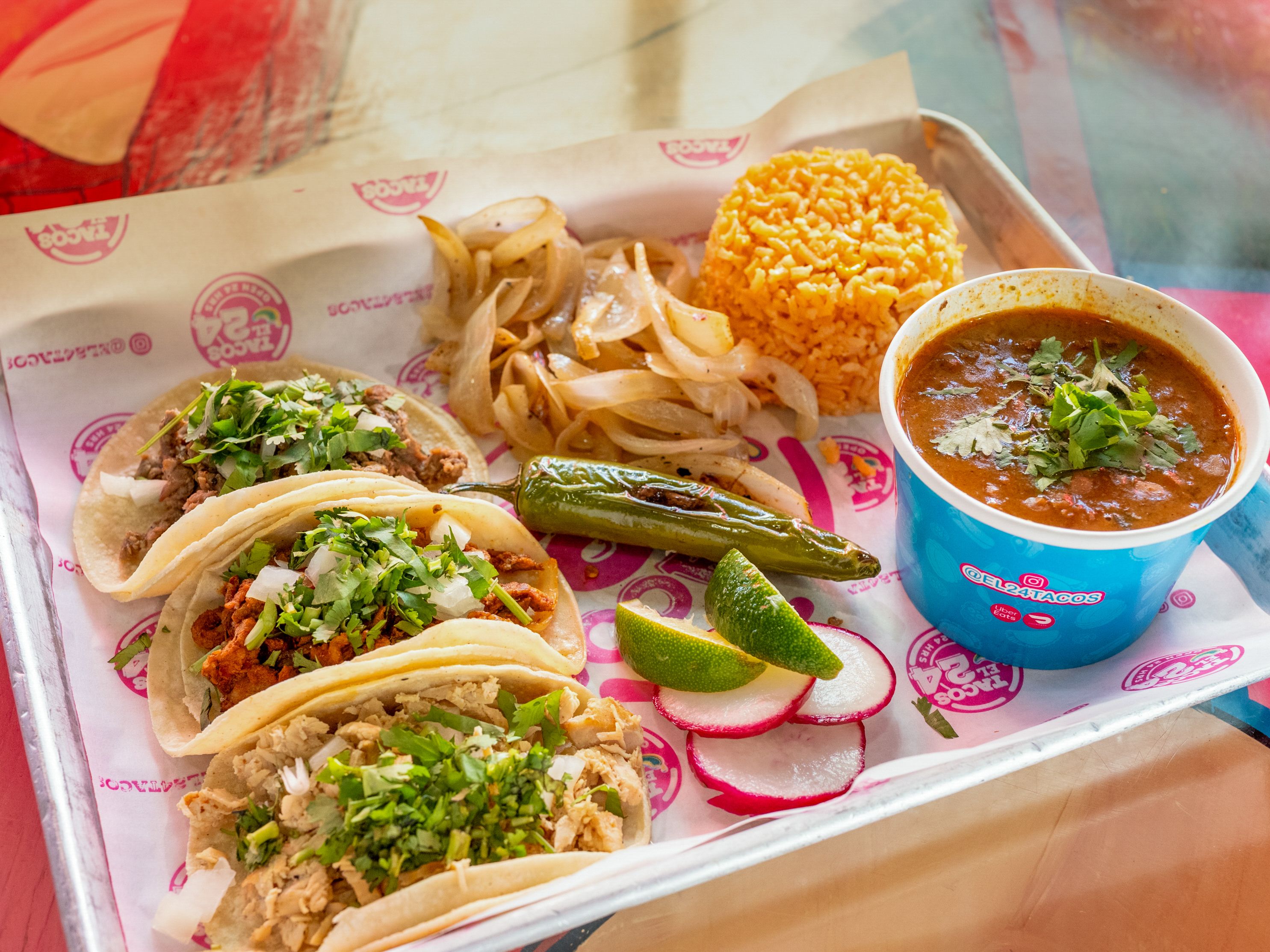 Taco Plate Rice & Beans