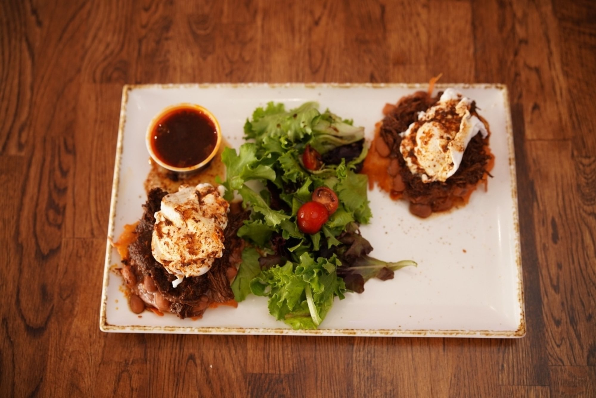 Birria benedict