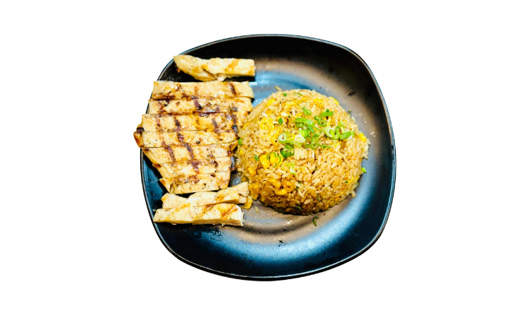 Grilled Chicken over Fried Rice