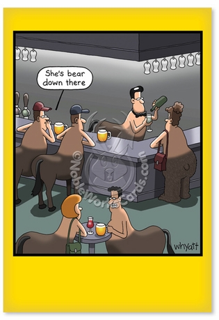 Bear Down There Card