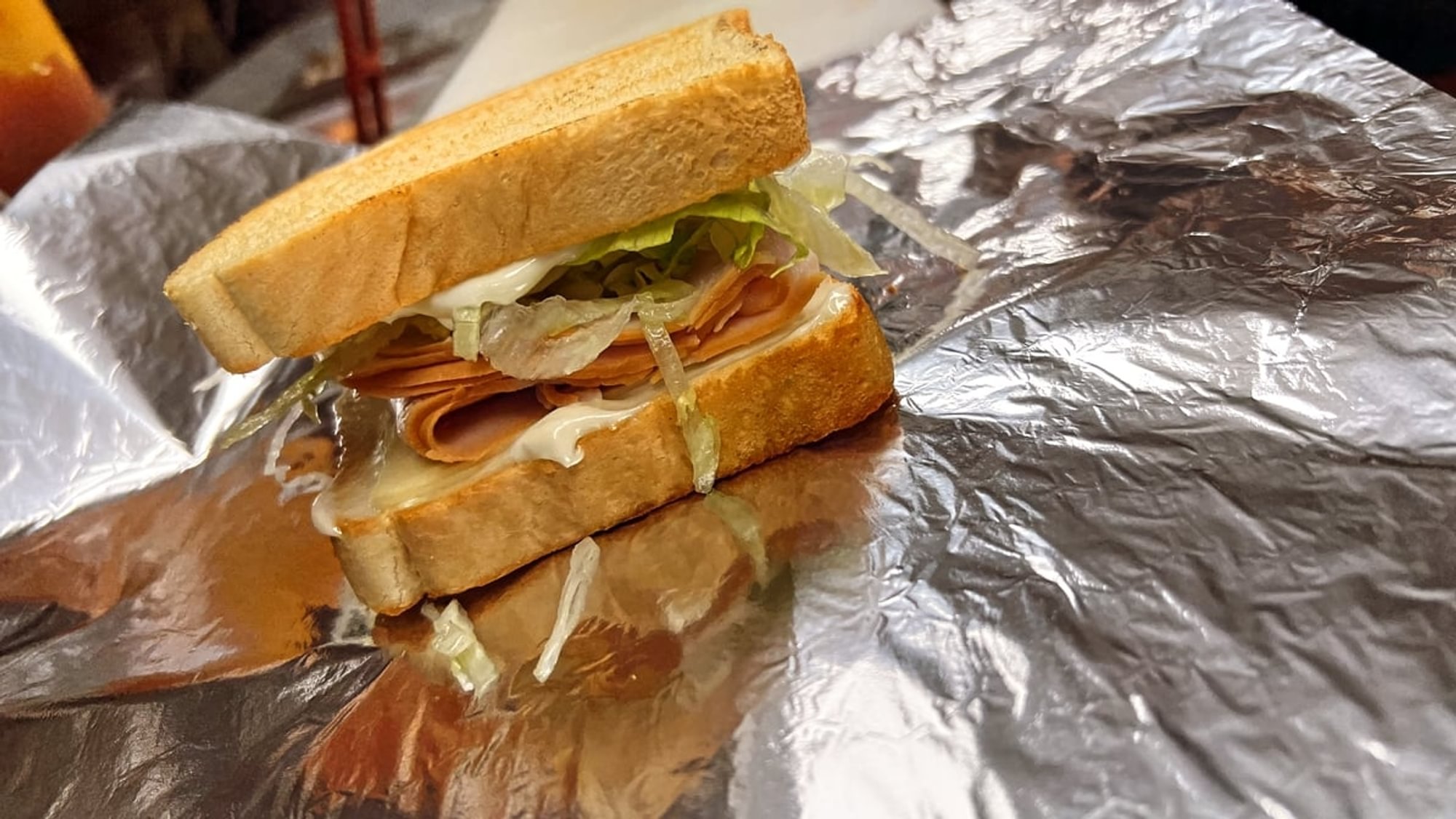 Turkey Ham & Cheese Sandwich