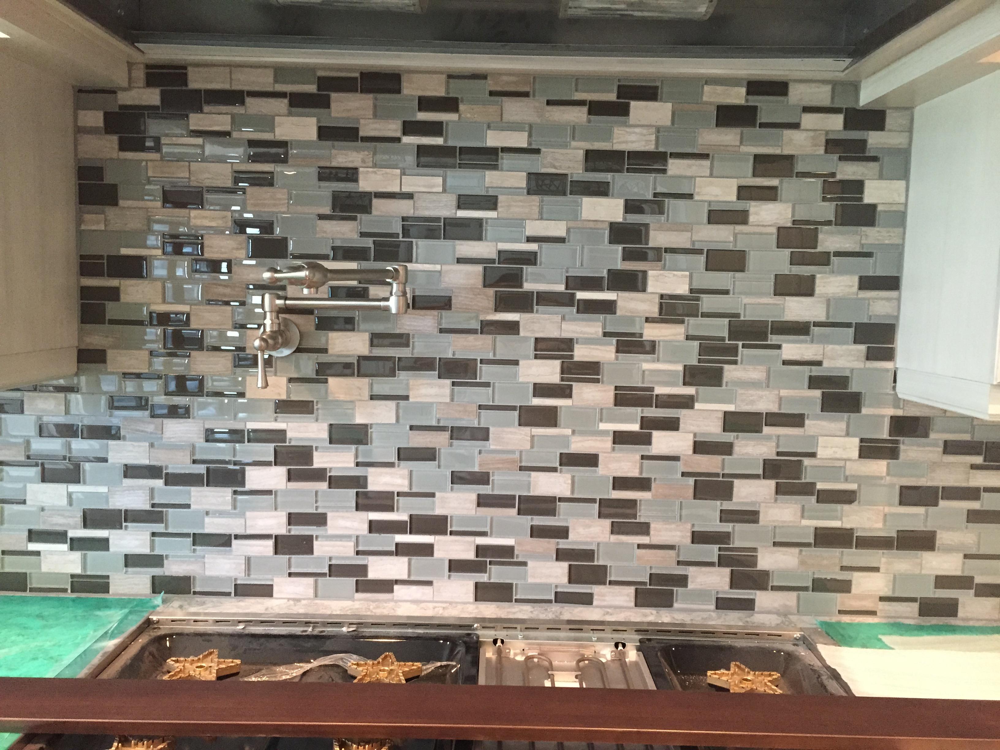 Glass tile Backsplash 