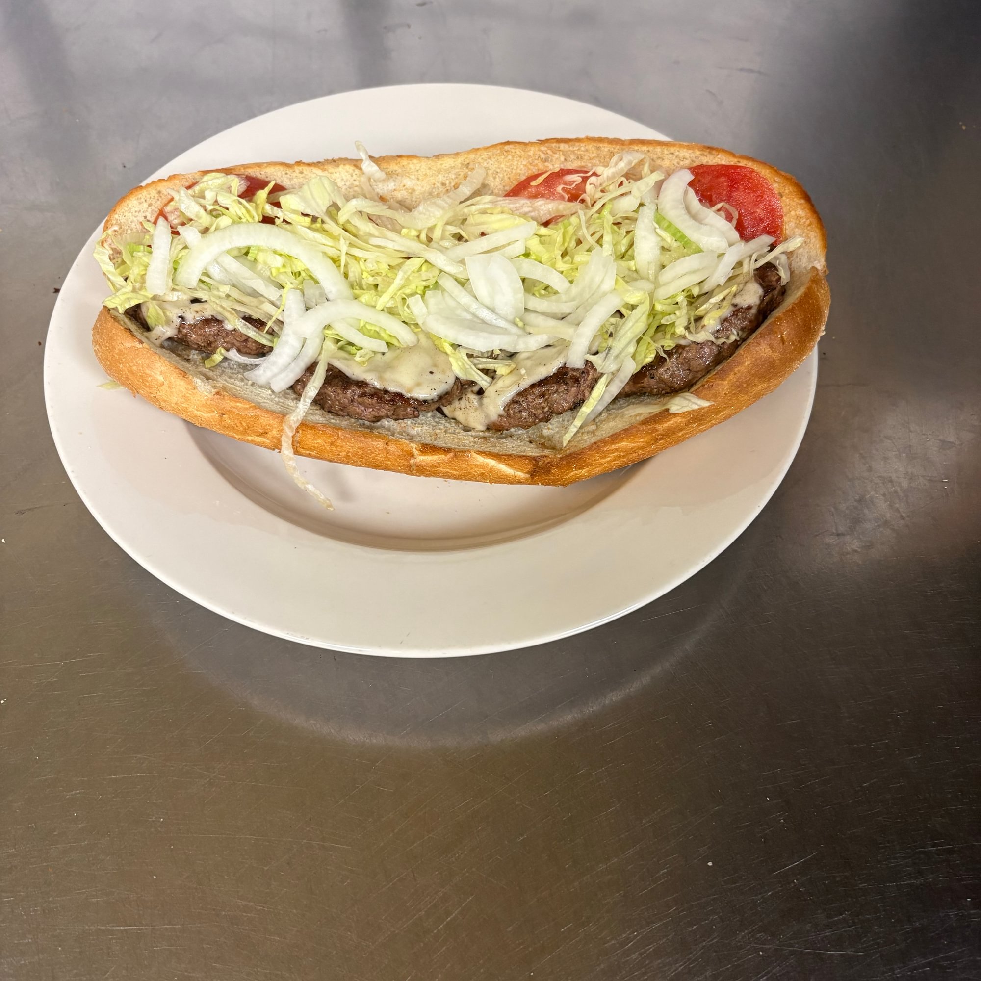 Cheeseburger Sub (Large)