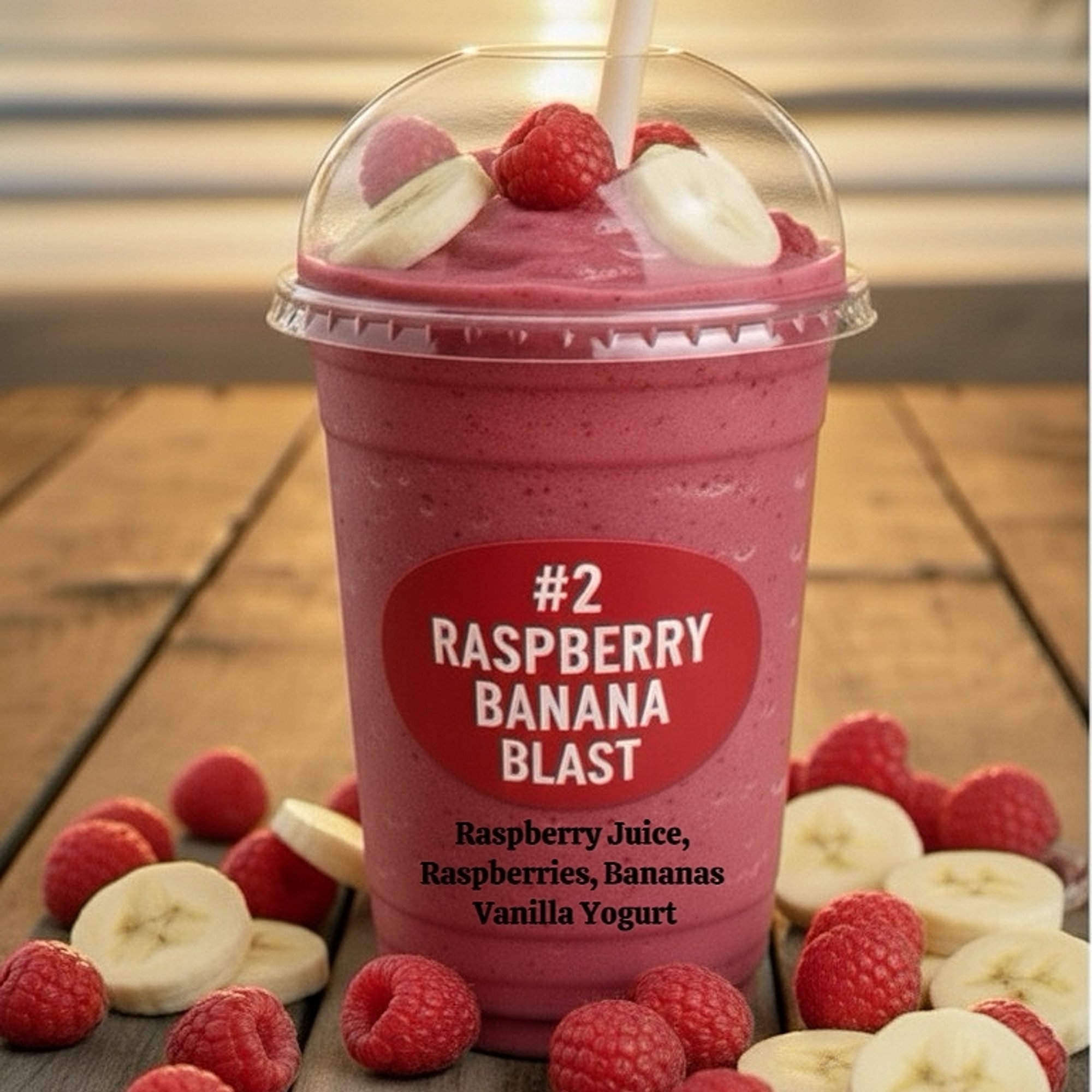 Raspberry Banana Blast
