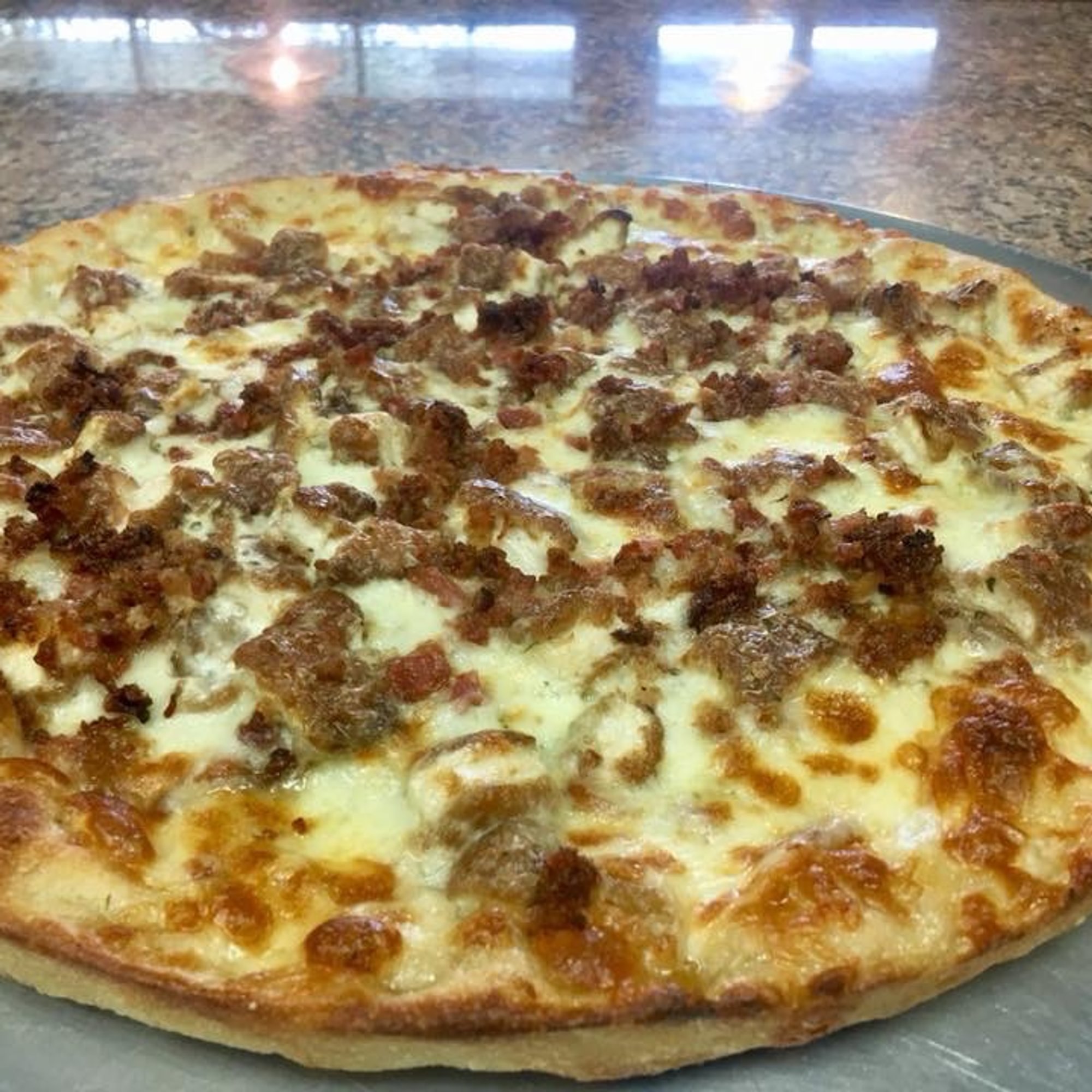 Chicken Bacon Ranch Pizza