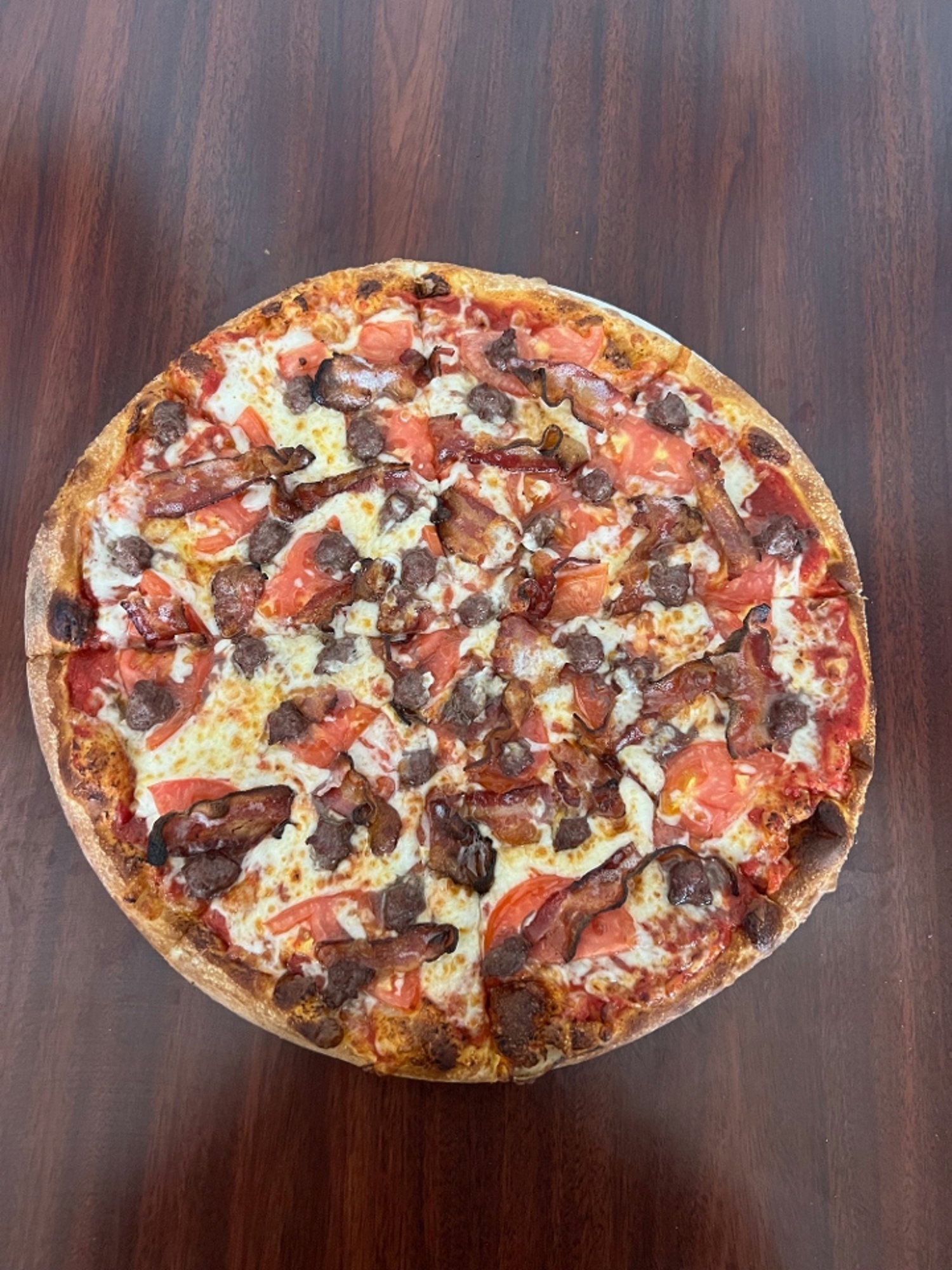 Bacon Cheeseburger Pizza