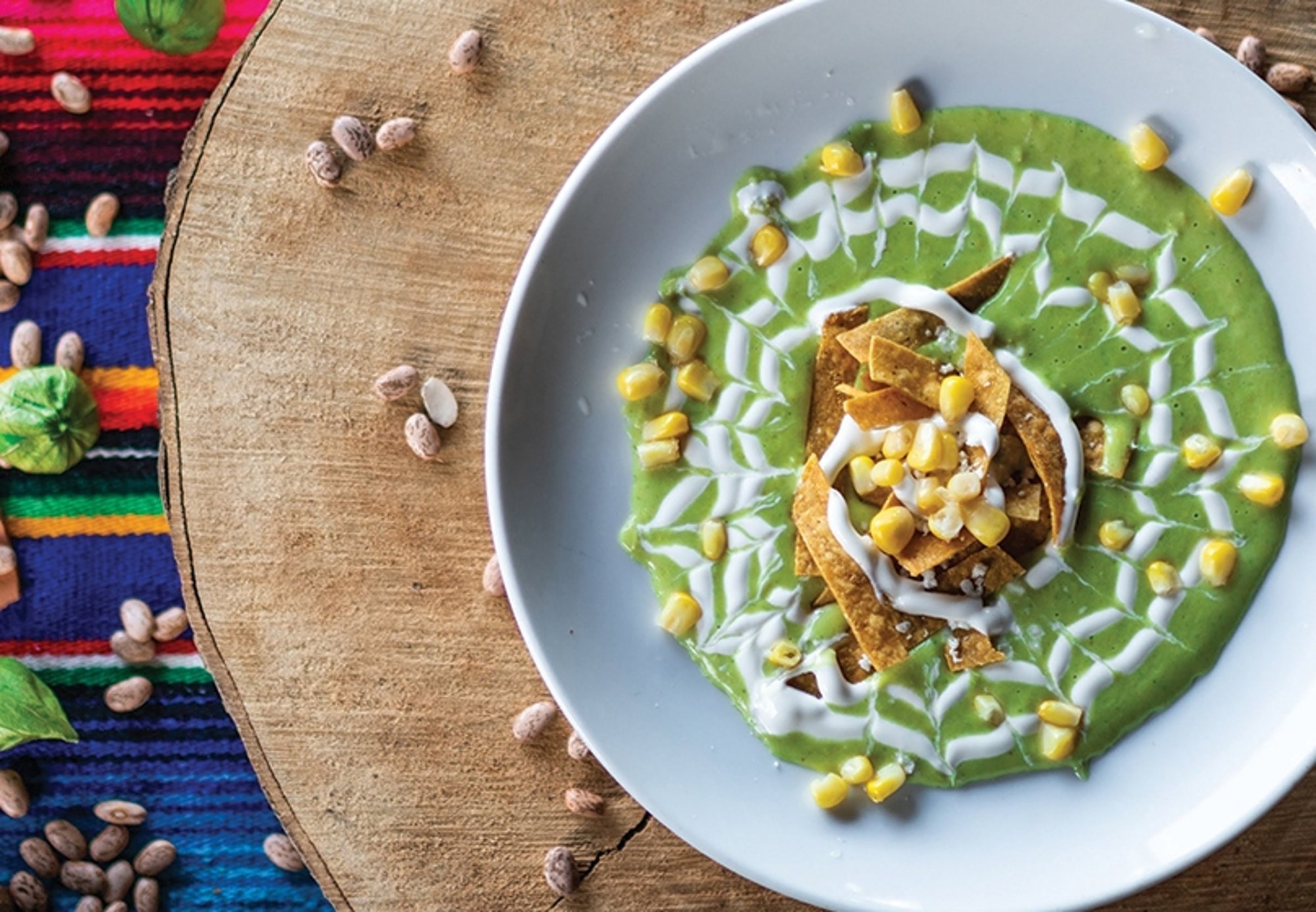 Crema de Elote y Chile Poblano
